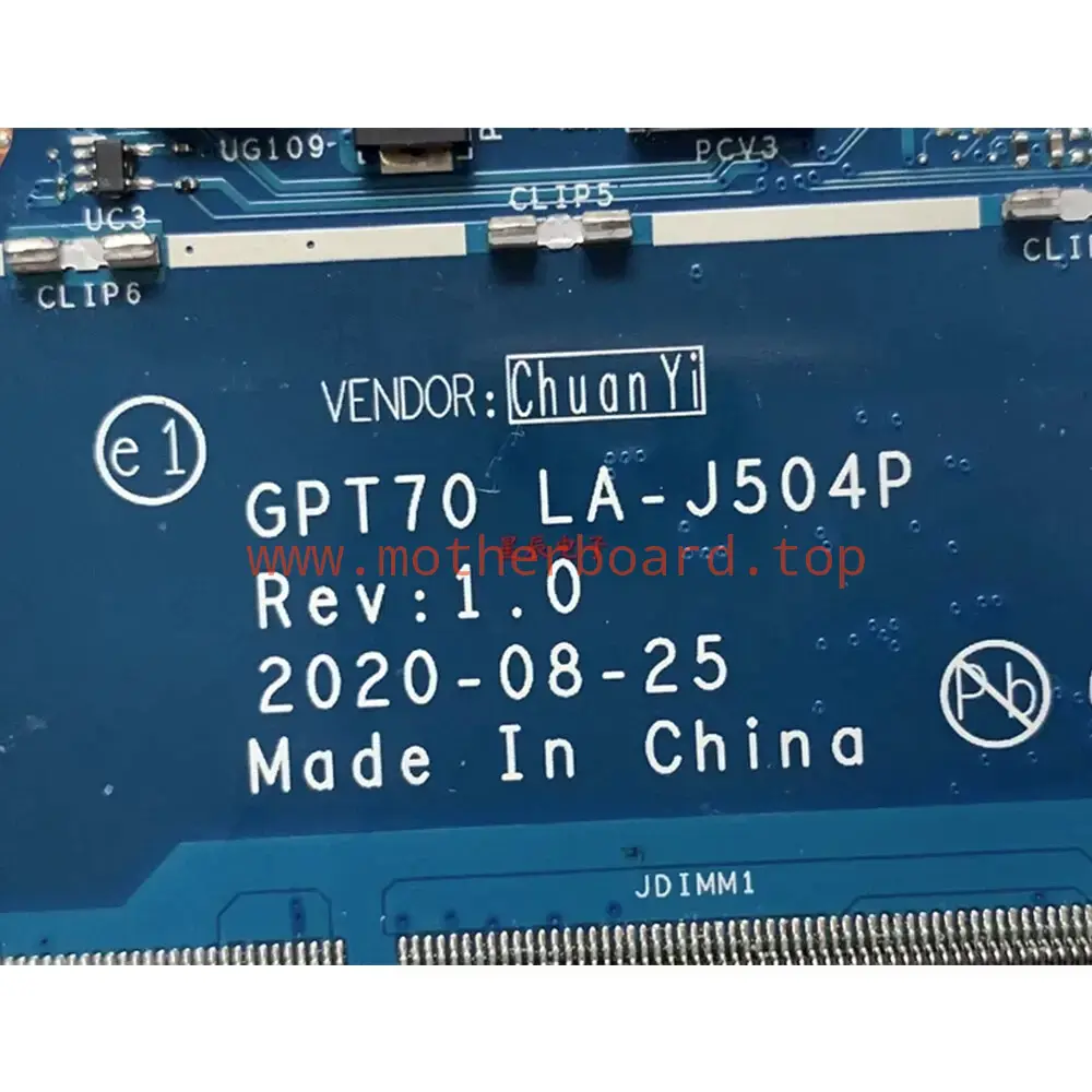 For HP ENVY 17-CG i5-1135G7 MX450 4G Motherboard GPT70 LA-J504P M15201-601 3
