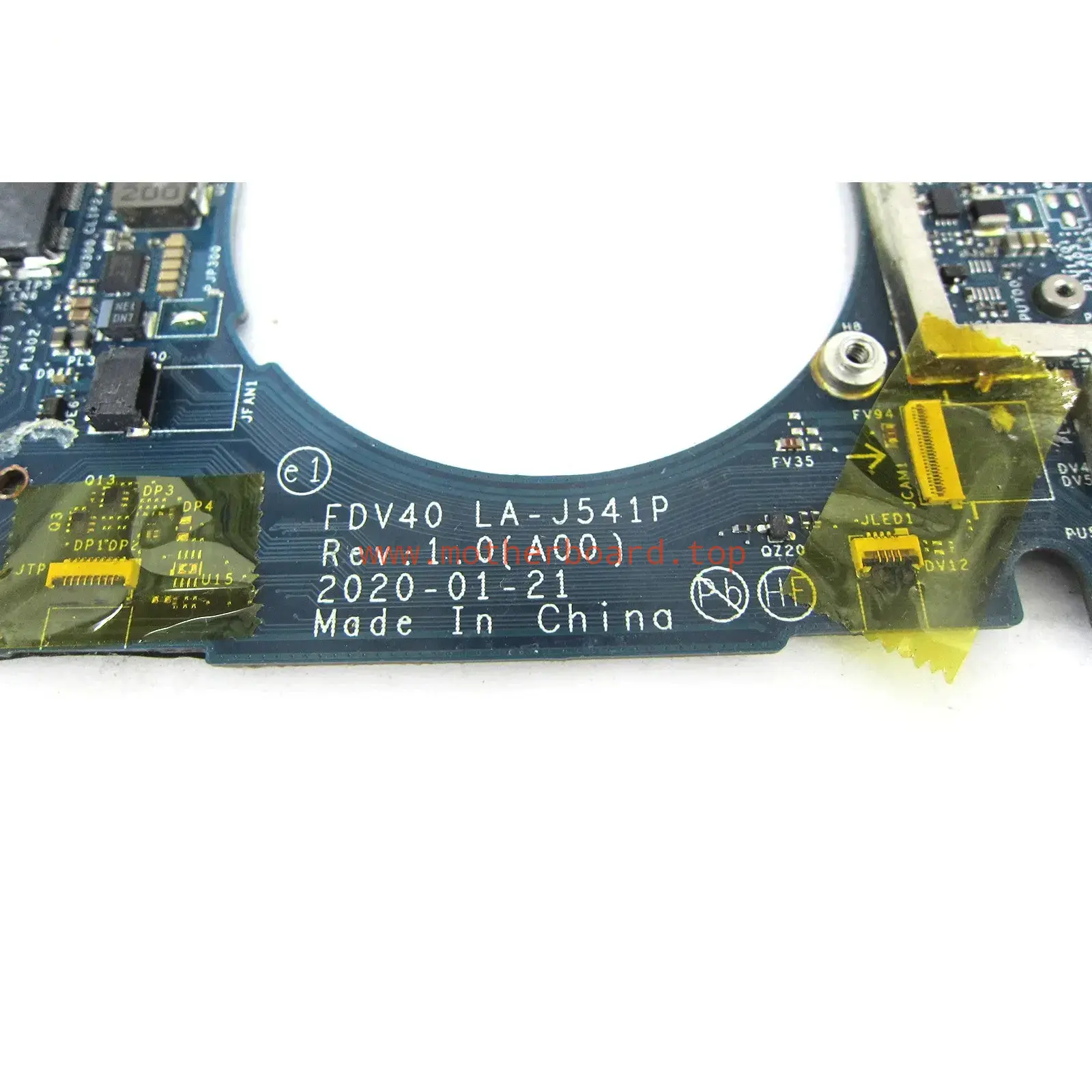 For DELL Latitude 9410 Laptop Motherboard I5-10310U/I7-10610U 8G/16G LA-J541P 3