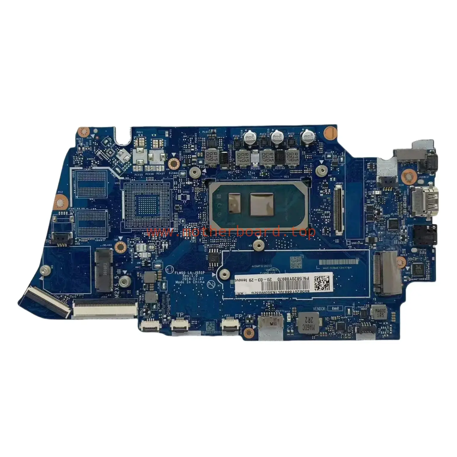 For Lenovo Ideapad 5-14IIL05 laptop motherboard LA-J551P i5-1035G1 8G 5B20Y88970