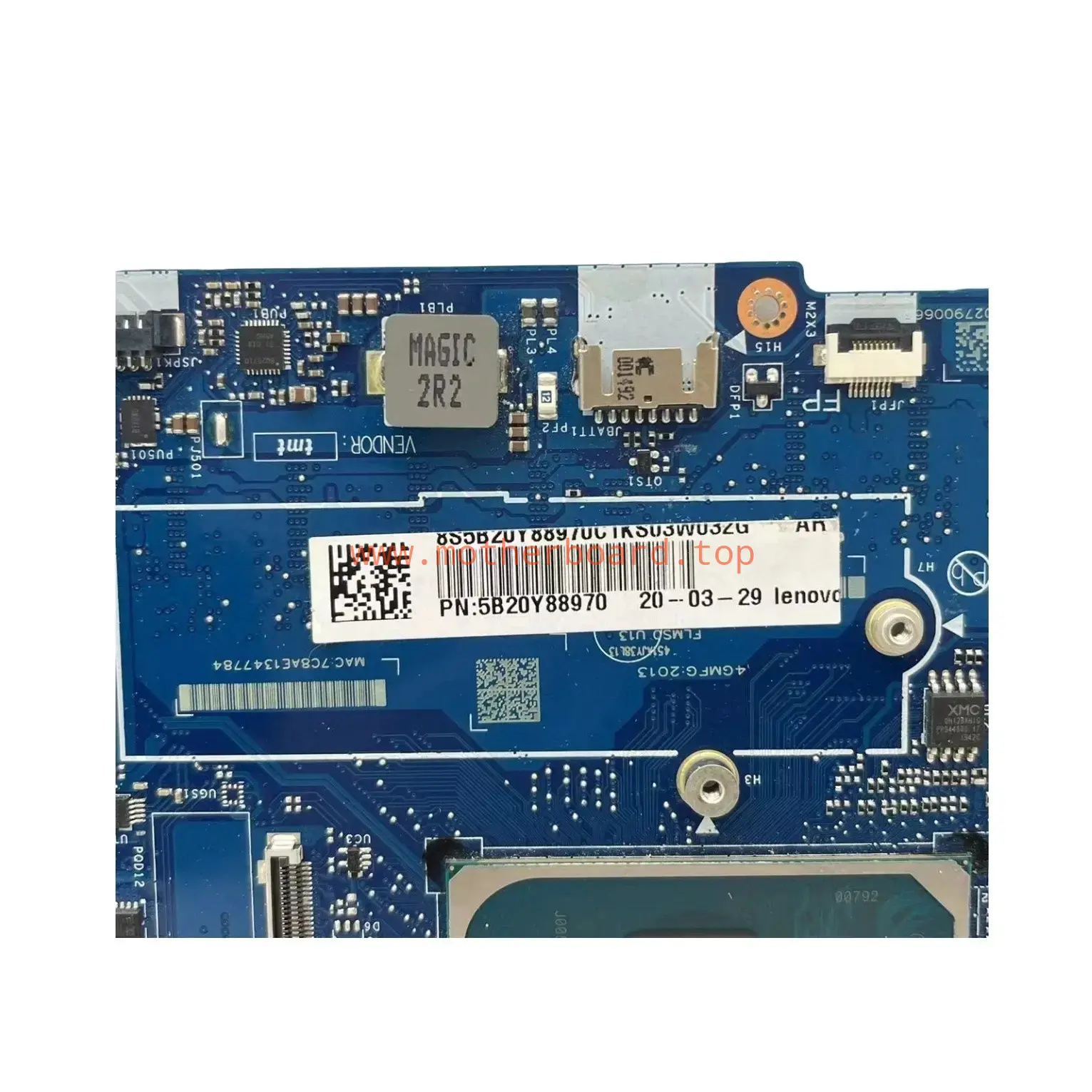 For Lenovo Ideapad 5-14IIL05 laptop motherboard LA-J551P i5-1035G1 8G 5B20Y88970 3