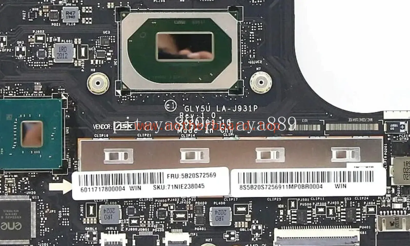 LA-J931P For Lenovo Legion Y740S-15IMH Motherboard i7 i9-10980HK CPU 16G 32G RAM 4