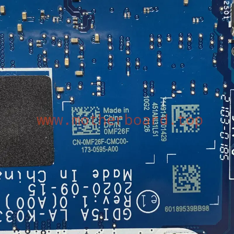 CN-0MF26F 0MF26F LA-K033P For Dell 3501 3500 I5-1135G7 Laptop Motherboard Tested 4