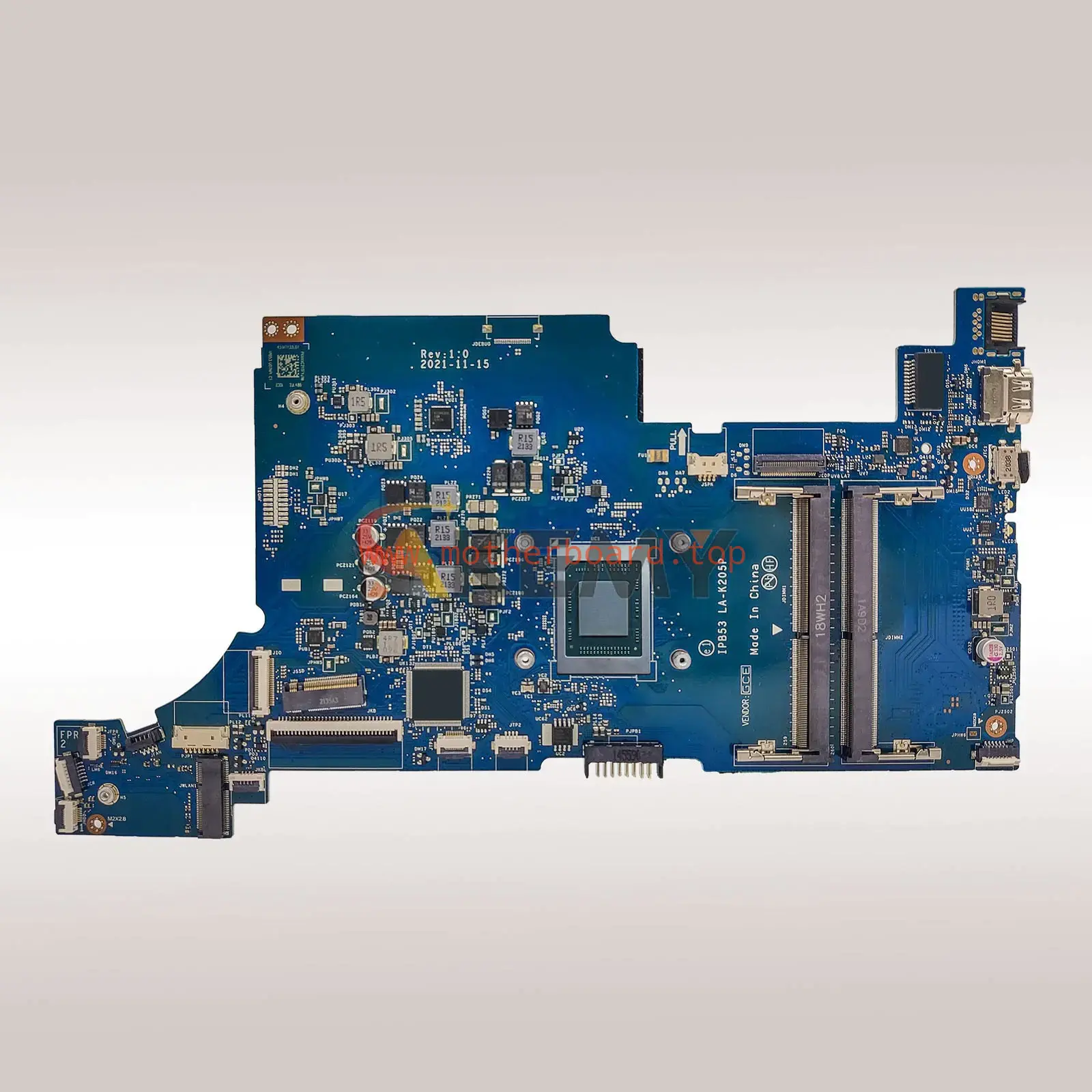 LA-K205P Laptop Motherboard For HP 15-DW With R3 R5 R7 DDR4 100% Fully Tested OK 3