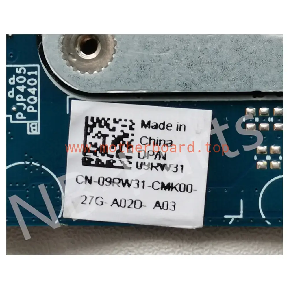 For Dell Latitude 7420 Laptop Motherboard i7-1185G7 16G GDC31 LA-K371P 09RW31 3