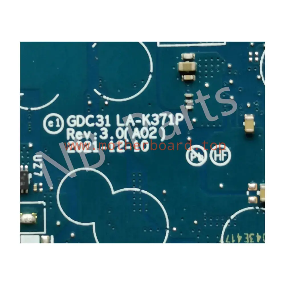 For Dell Latitude 7420 Laptop Motherboard i7-1185G7 16G GDC31 LA-K371P 09RW31 4