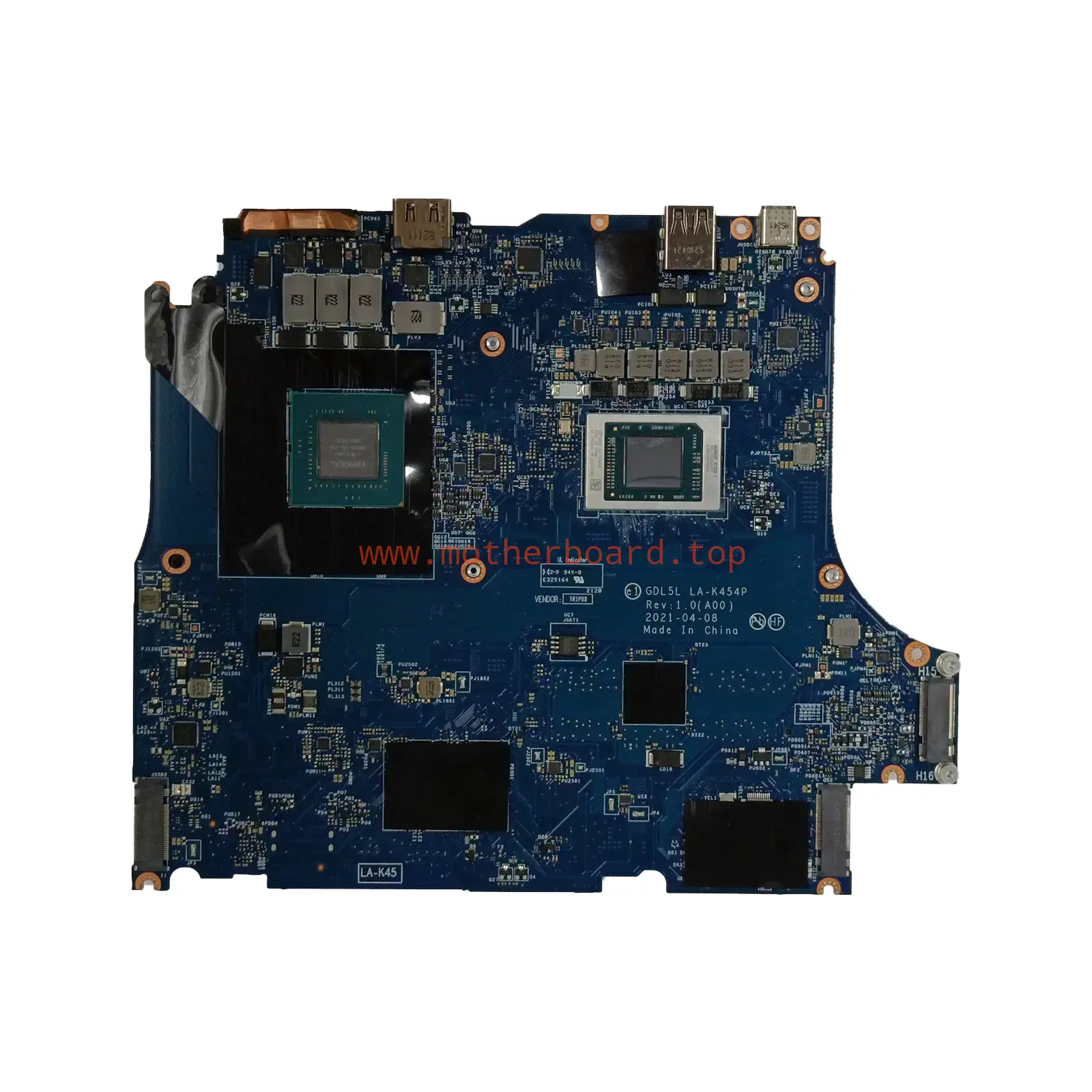 05M7R3 For Dell Alienware M15 R5 Motherboard LA-K454P R7-5800H RTX 3050 Ti 2