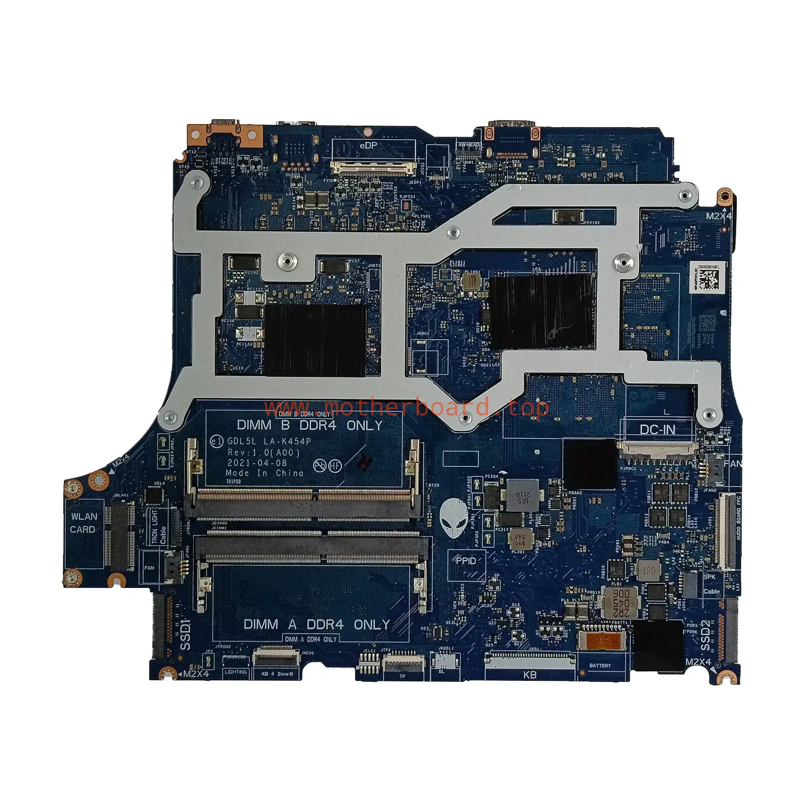 05M7R3 For Dell Alienware M15 R5 Motherboard LA-K454P R7-5800H RTX 3050 Ti 3