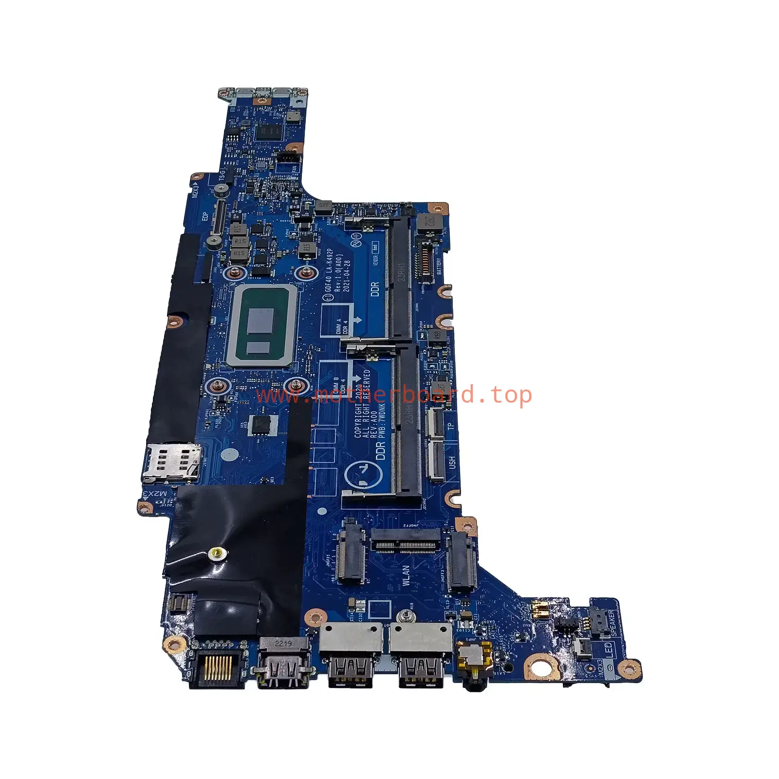 0CCCJ0 For Dell Latitude 14 5420 motherboard GDF40 LA-K492P i5-10310U CCCJ0 4