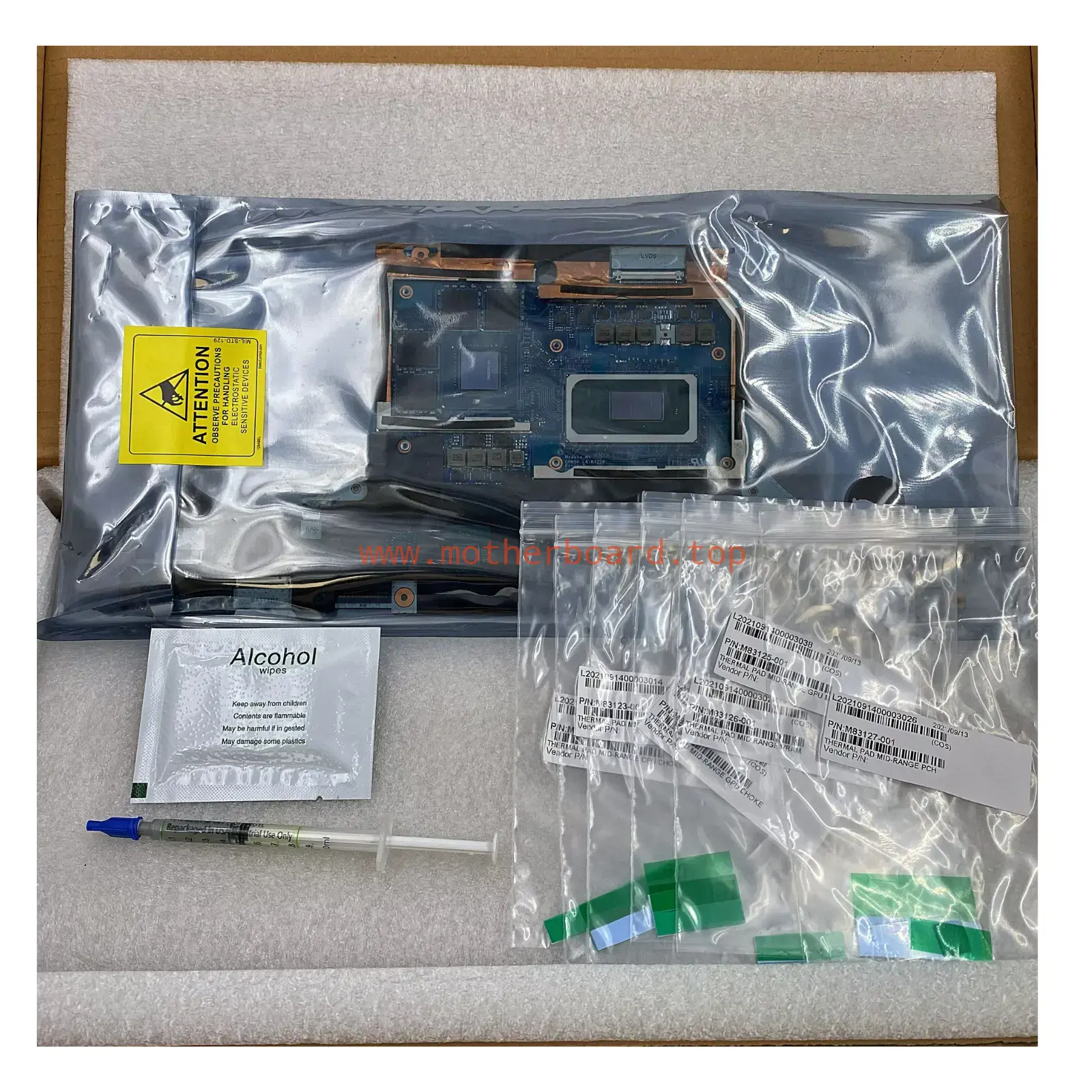 HP M74224-001 ZBook Studio G8 Motherboard i7-11800H T1200 GPM50 LA-K722P