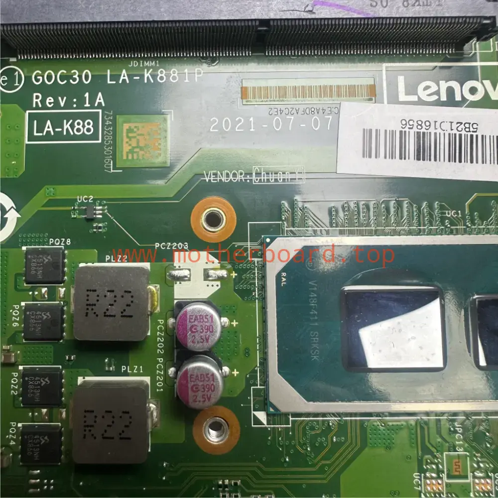 LA-K881P For ideacentre AIO 3-27ITL6 3-24ITL6 Motherboard i5-11320H 5B20U54074 4