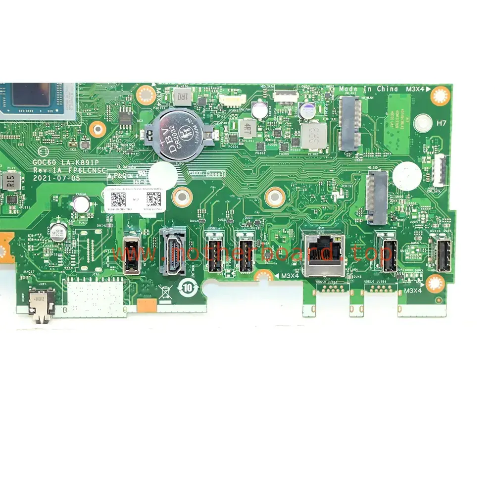For Lenovo IdeaCentre 3-27ALC6 24ALC6 R5-5625U Motherboard LA-K891P 5B21D16934 3