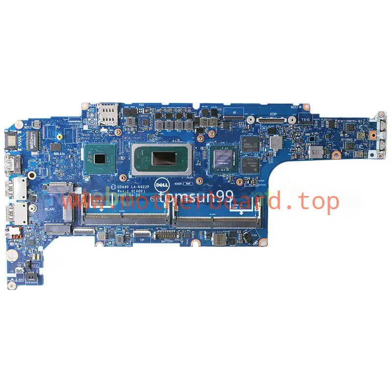 Motherboard For Dell Latitude 5421 LA-K922P i5-11500H/i7-11850H CPU MX450 2GB