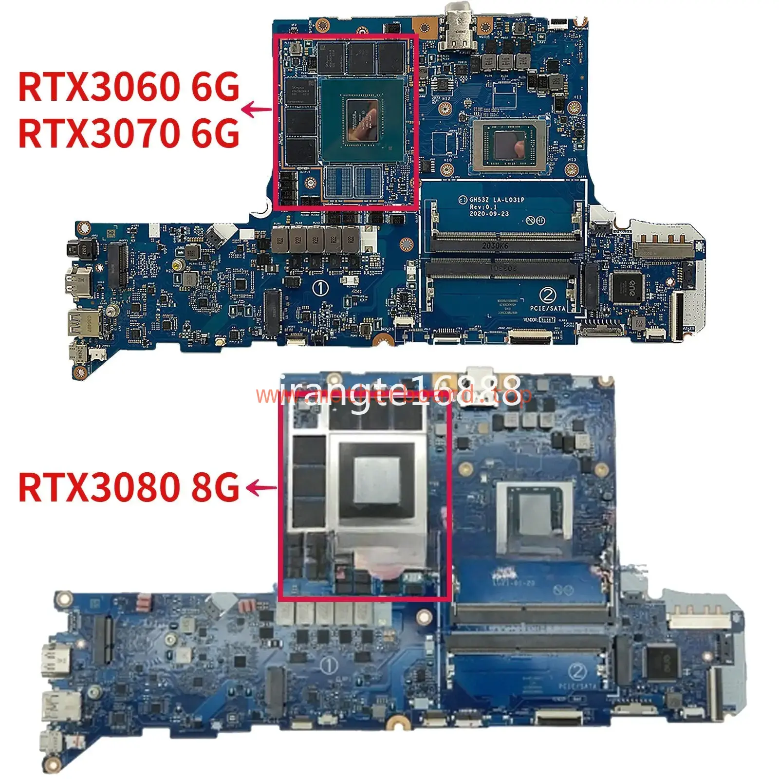 LA-L031P For Acer AN515-45 AN517-41 Motherboard R5/R7/R9 CPU GTX3060/3070/3080