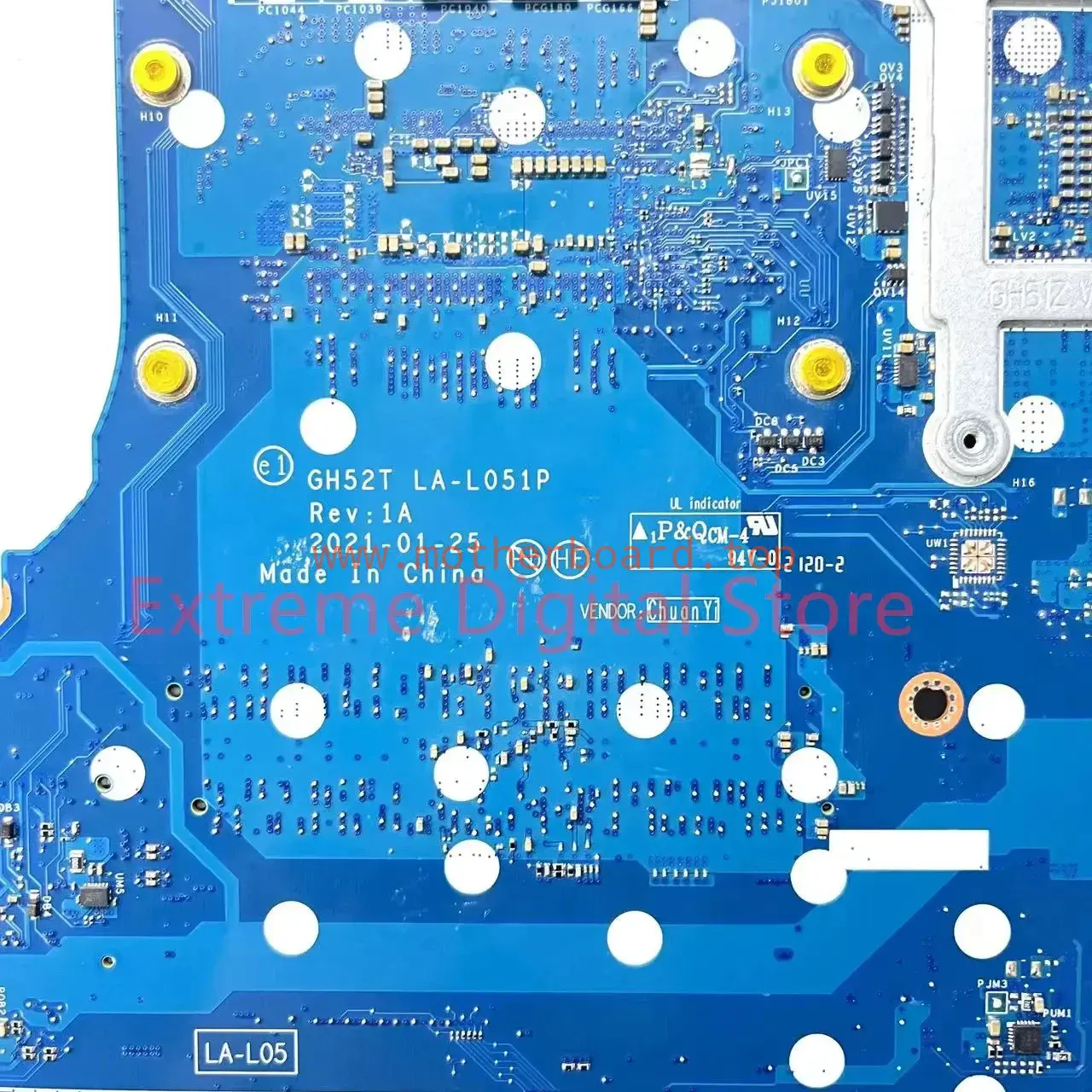 LA-L051P For Acer Nitro 5 AN515-56 motherboard with CPU I5 I7-11TH GPU GTX1650 8