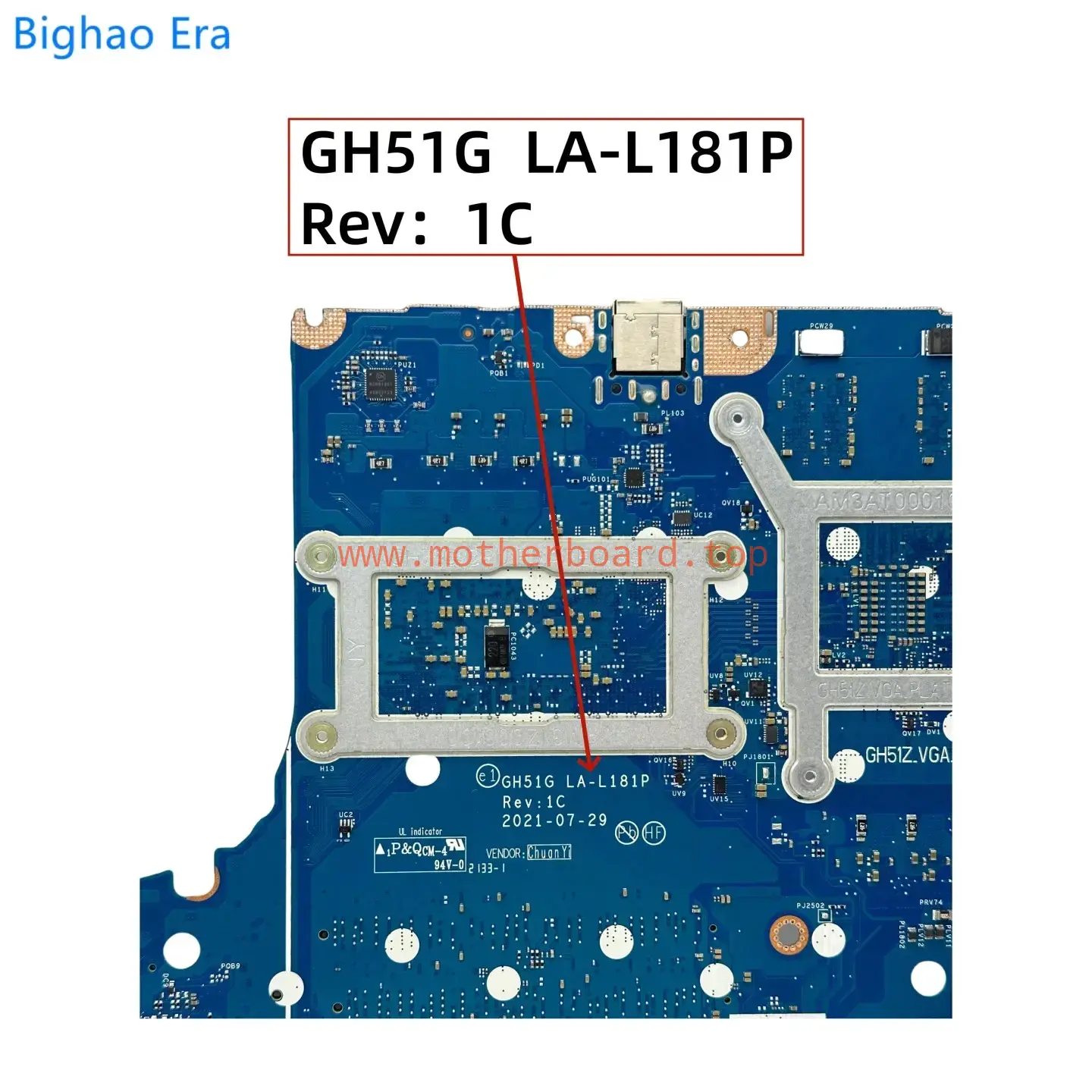 LA-L181P For Acer Nitro AN515-57 Motherboard With i5 i7 CPU GTX1650 RTX3050 GPU 3