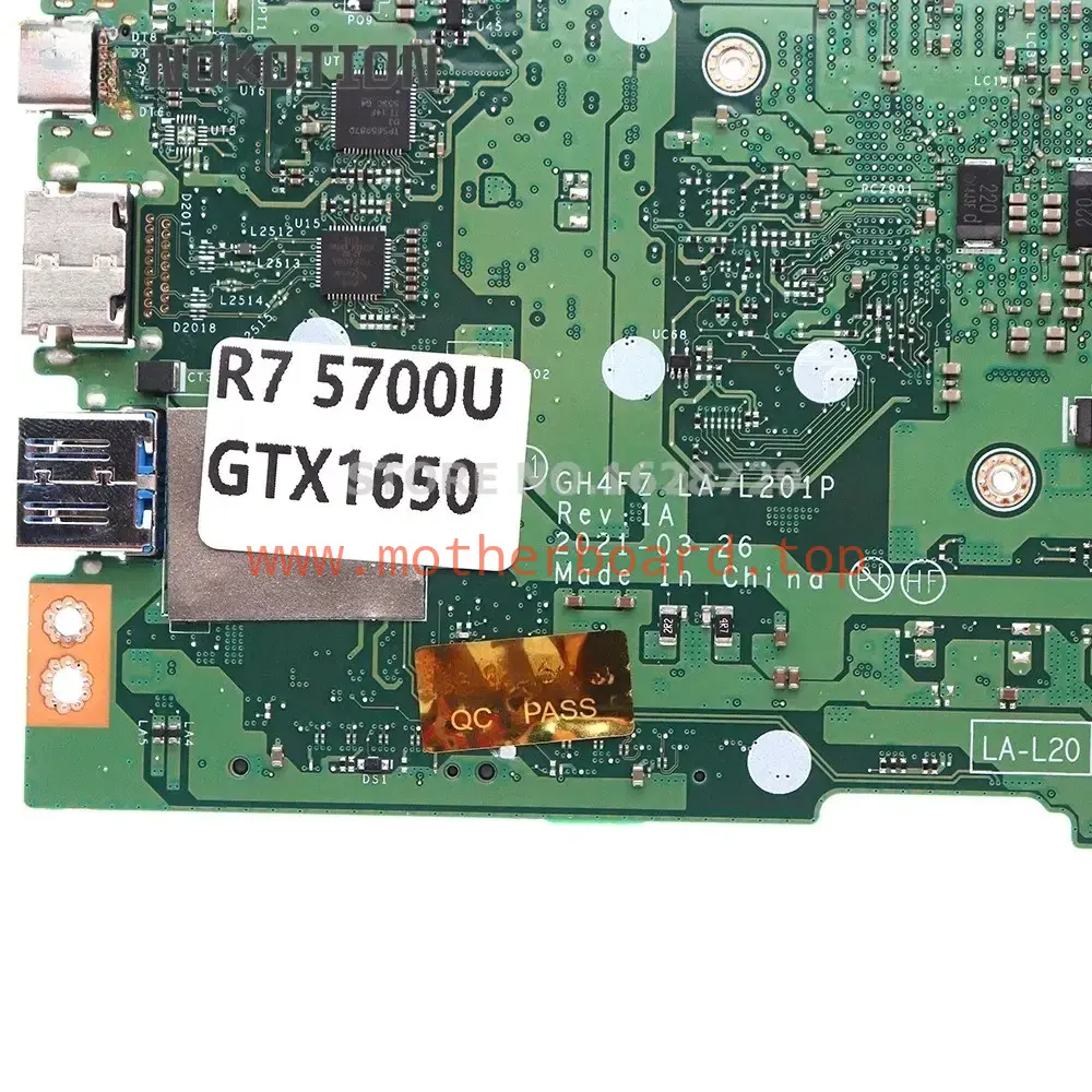 LA-L201P LA-L202P For ACER Swift SFX14-41G Motherboard R7 5700U 16G RAM GTX1650 4