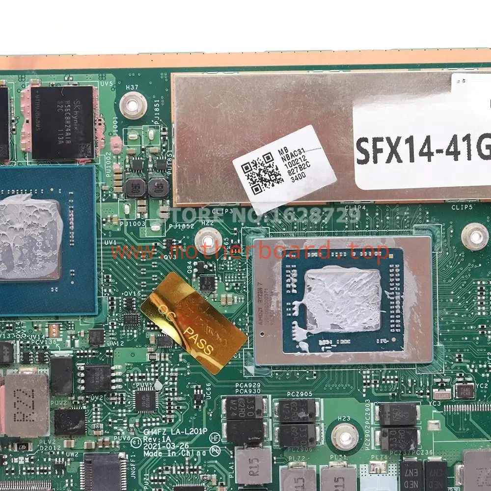 LA-L201P LA-L202P For ACER Swift SFX14-41G Motherboard R7 5700U 16G RAM GTX1650 3