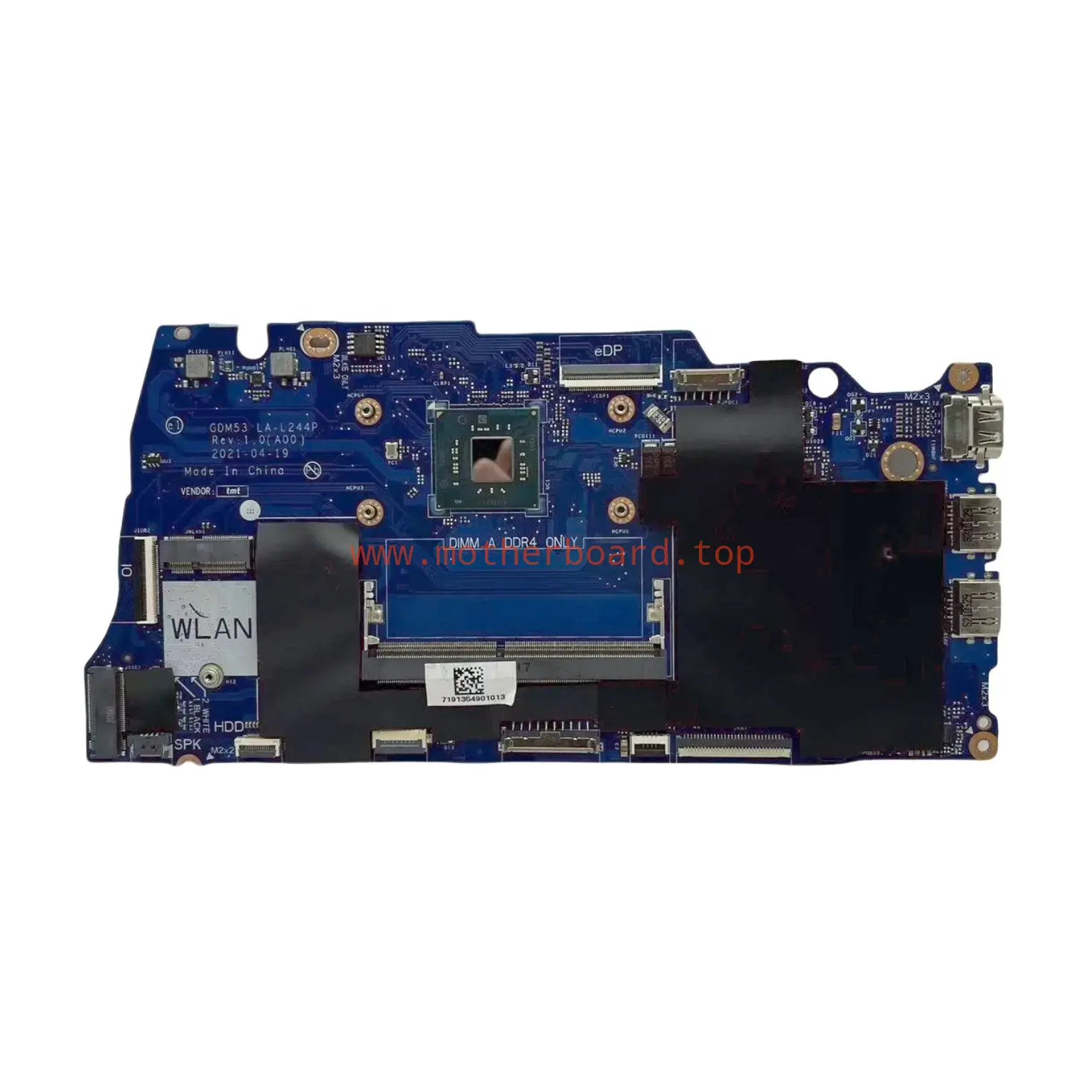 LA-L244P For Dell Inspiron 15 3510 Laptop Motherboard N4020 CPU CN-0NCXC4 NCXC4