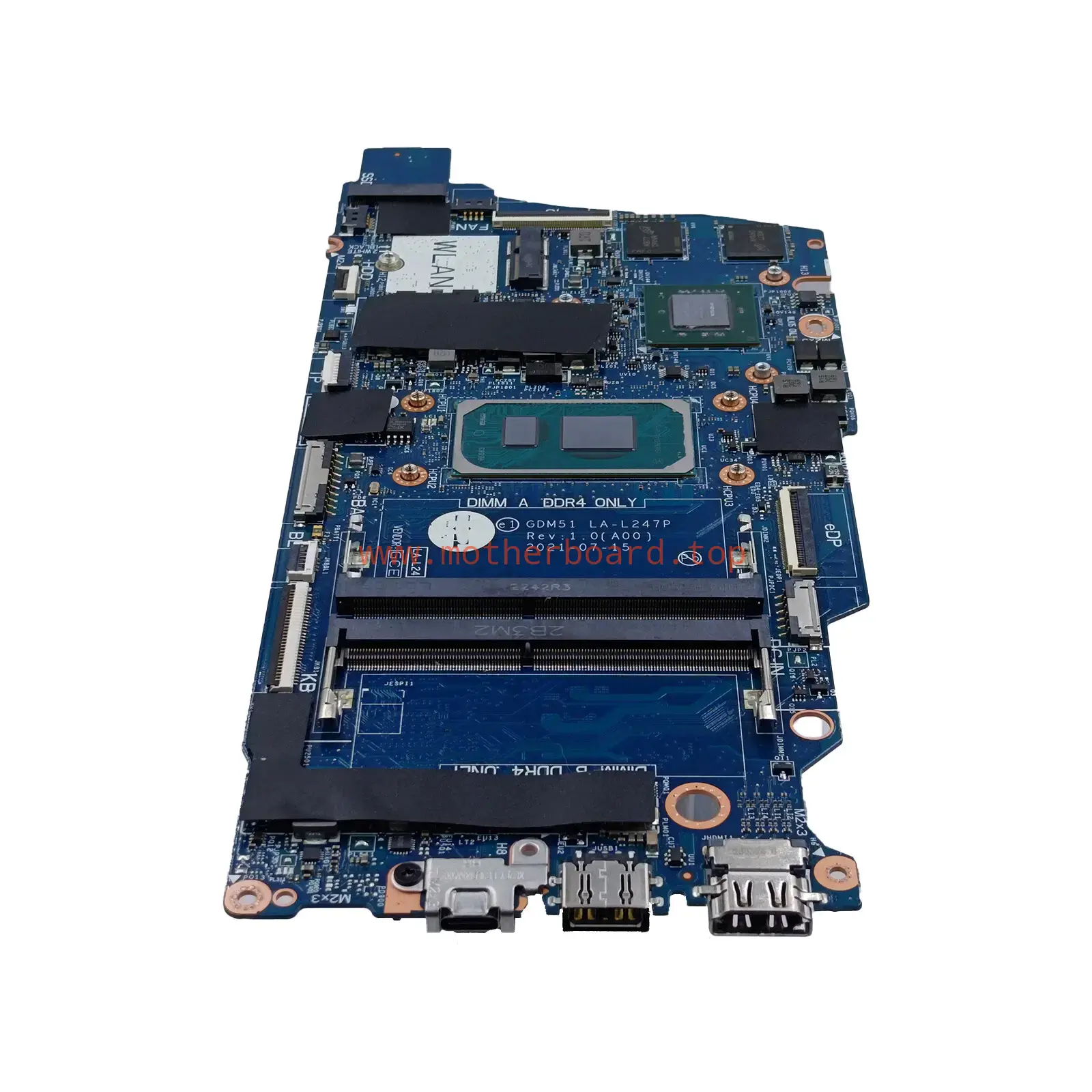 0C7FGH For Dell Vostro 15 3510 Motherboard GDM51 LA-L247P i5-1135G7 MX350 2GB 4