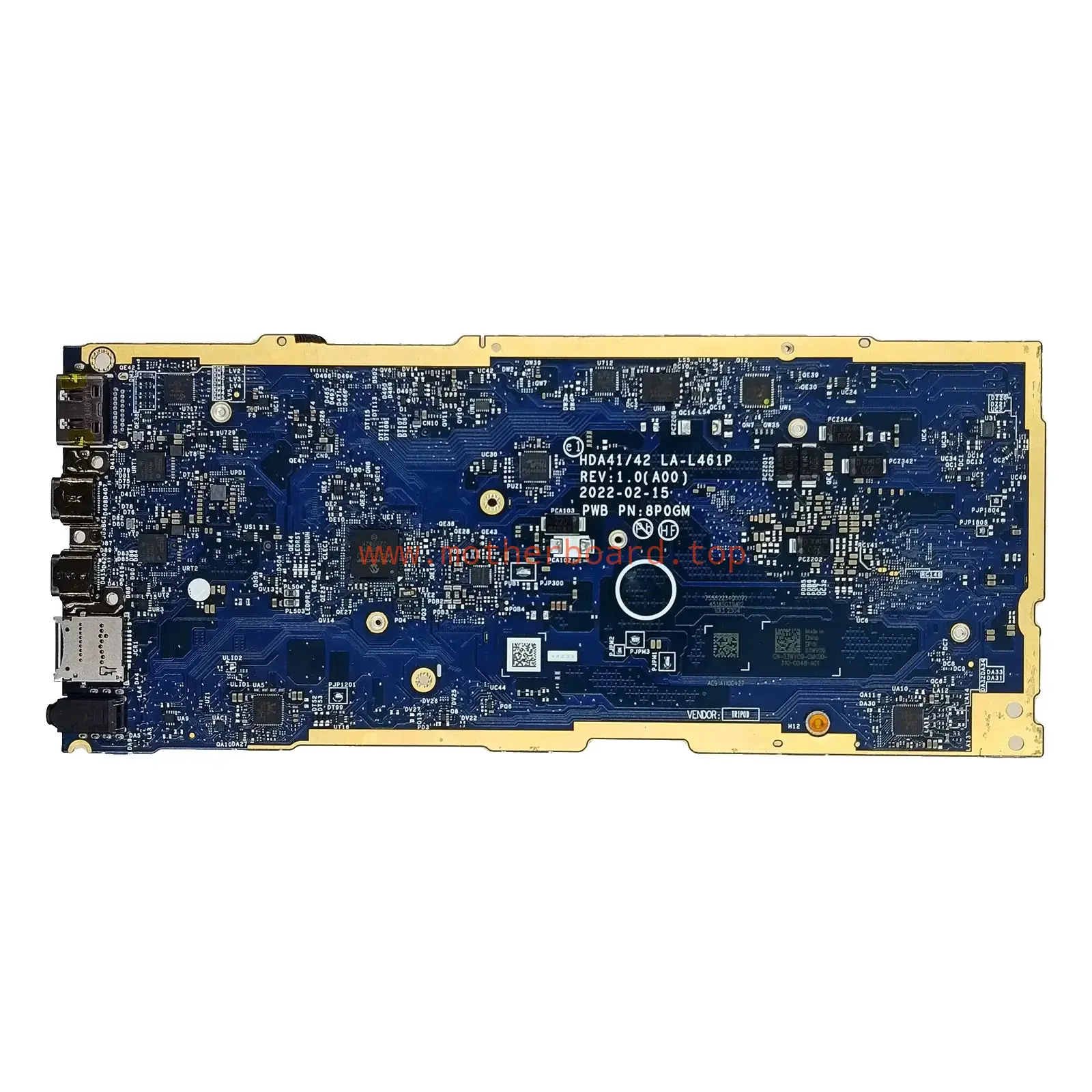 LA-L461P For Dell Latitude 9430 Motherboard i7-1265U i5-1245U CPU 16/32GB RAM 2