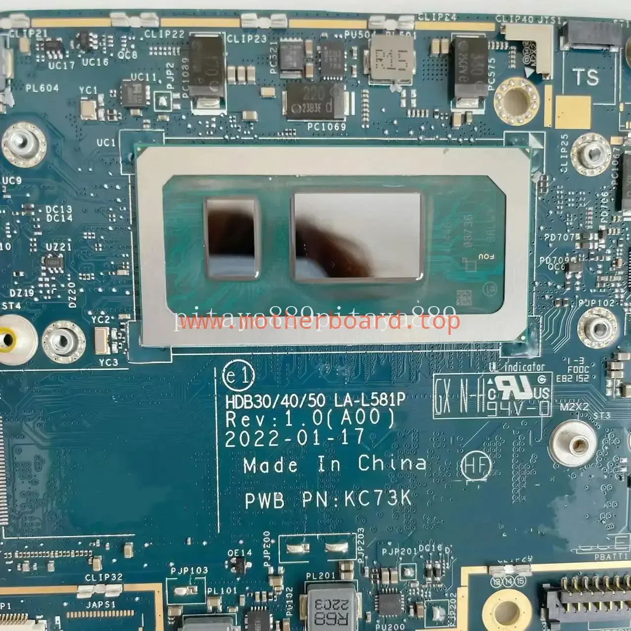 LA-L581P For DELL Latitude 7430 Motherboard CPU I5-1245U I7-1265U RAM 8G/16G/32G 4
