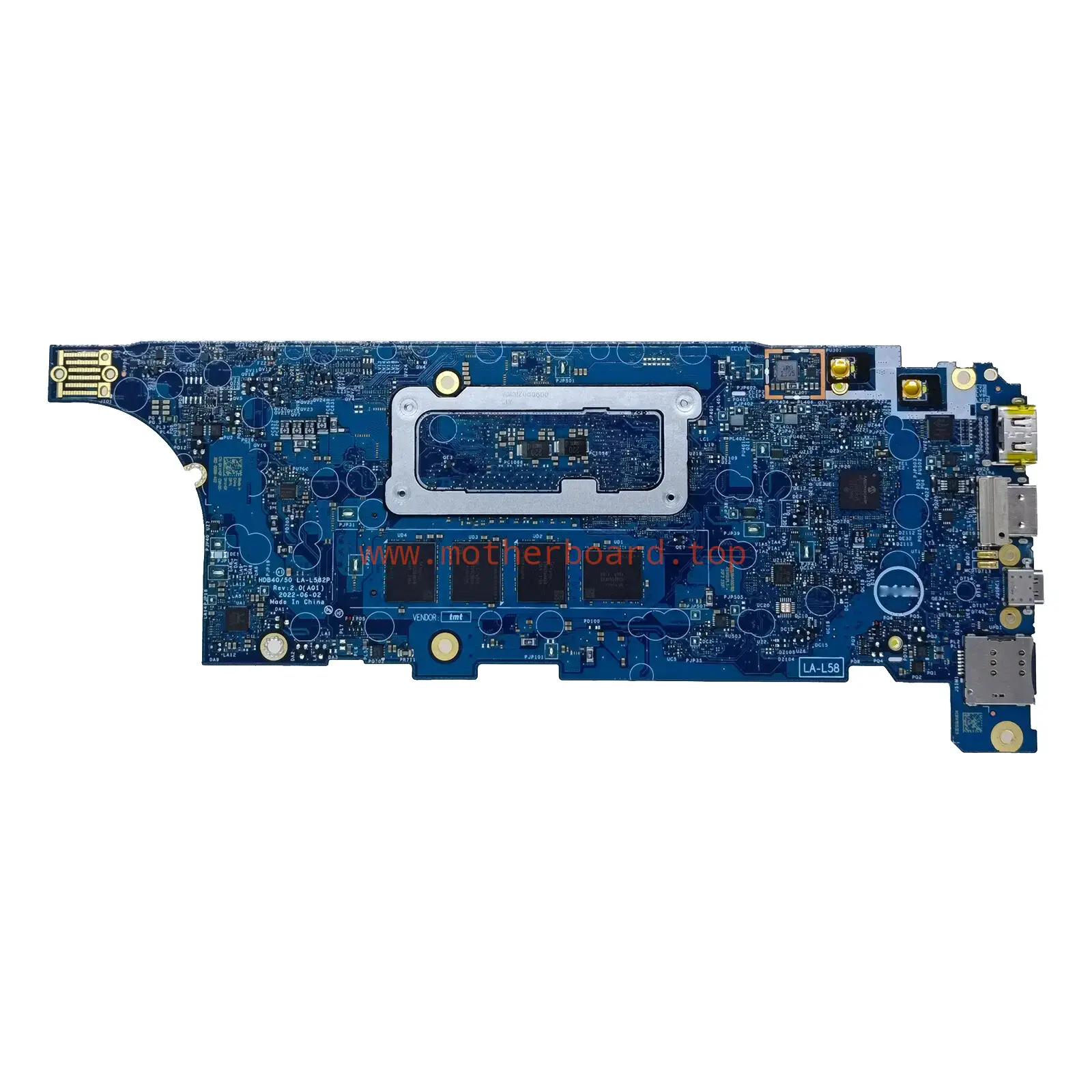 0J1YKM For Dell Latitude 7430 Motherboard HDB40/50 LA-L582P I7-1270P 16GB RAM