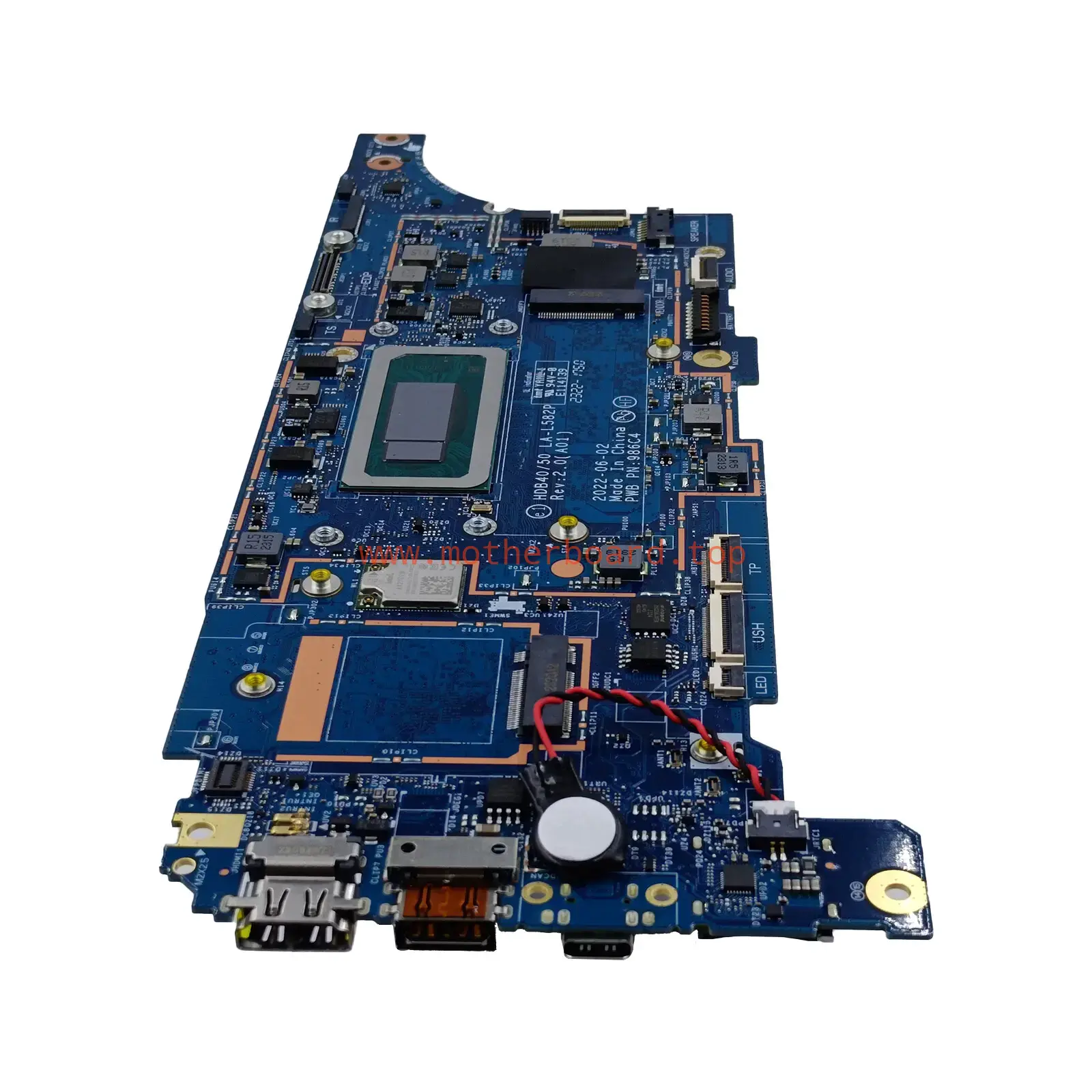 0J1YKM For Dell Latitude 7430 Motherboard HDB40/50 LA-L582P I7-1270P 16GB RAM 4