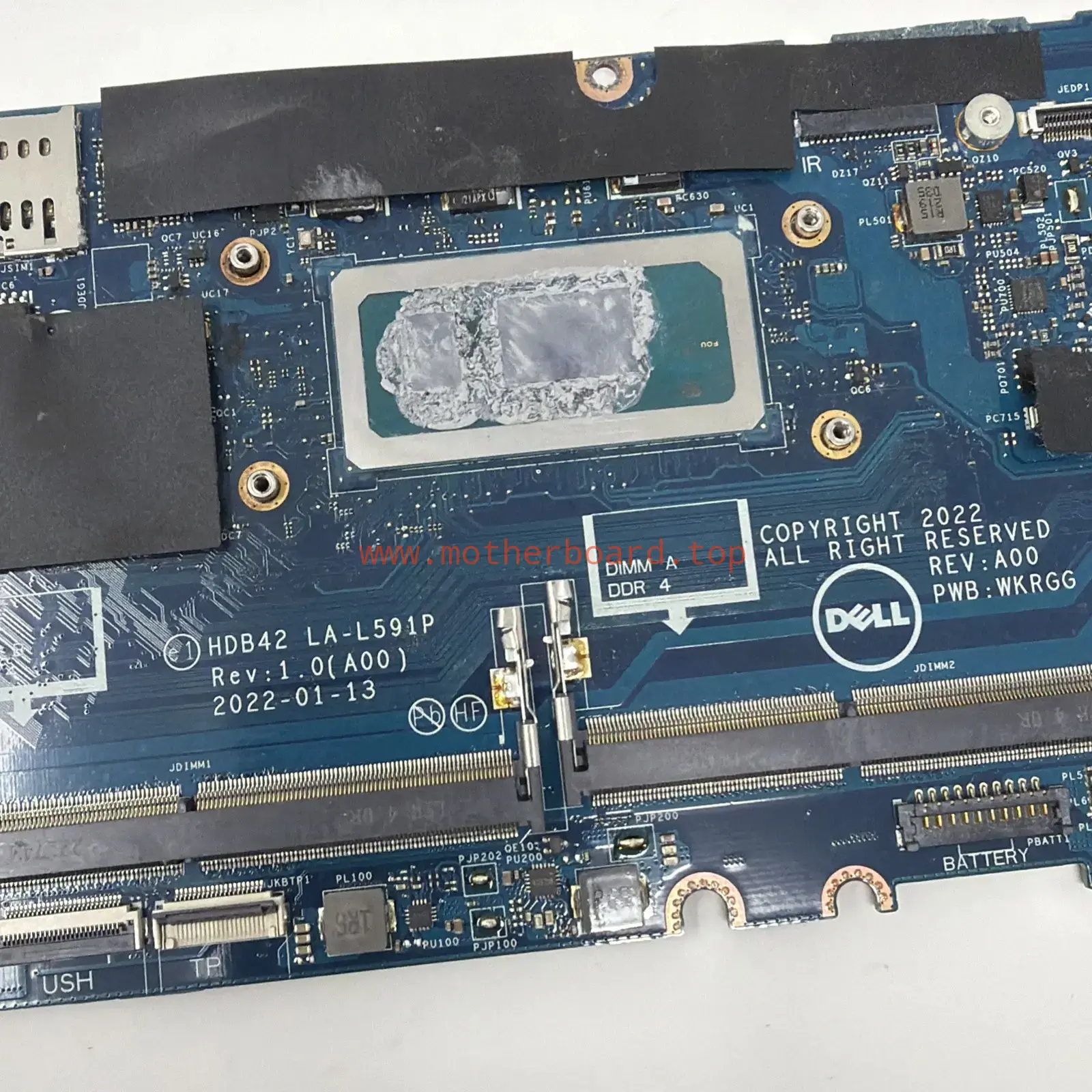 Dell Motherboard For Latitude 5430 i7-1265U, LA-L591P, 04X33N 4