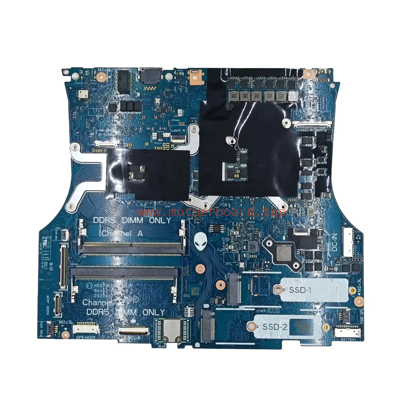03RWD8 For Dell Alienware X17 R2 Motherboard LA-L613P CPU i7-12700H RTX3060 6GB 2
