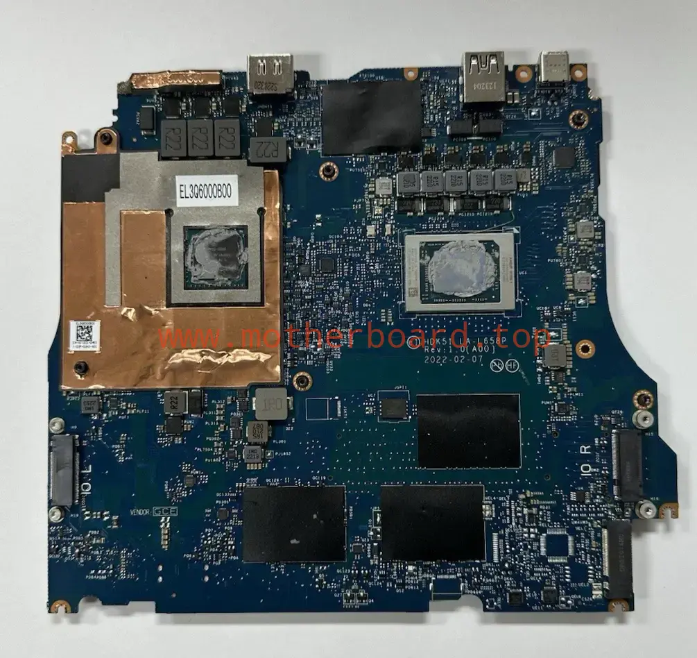CN-053JTT 053JTT LA-L655P DELL G15 5520 Laptop Motherboard - For Parts/Repair