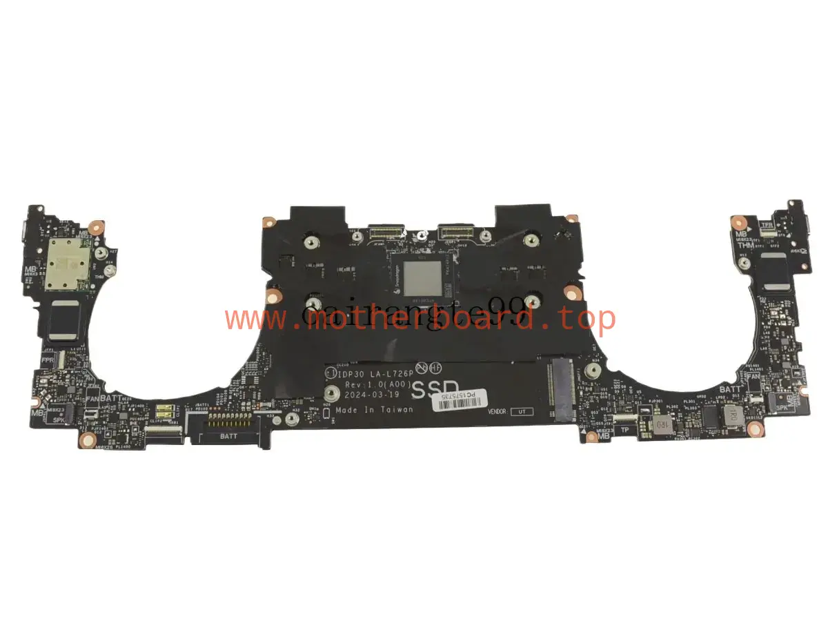 LA-L726P For Dell XPS 13 9345 Motherboard Snapdragon X Elite X1E-80-100 16GB-RAM