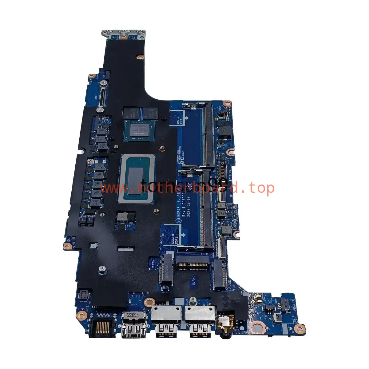 For Dell Latitude 5431 Motherboard LA-L872P 0VHRT6 W/ i5-1250P CPU MX550-V2G 3