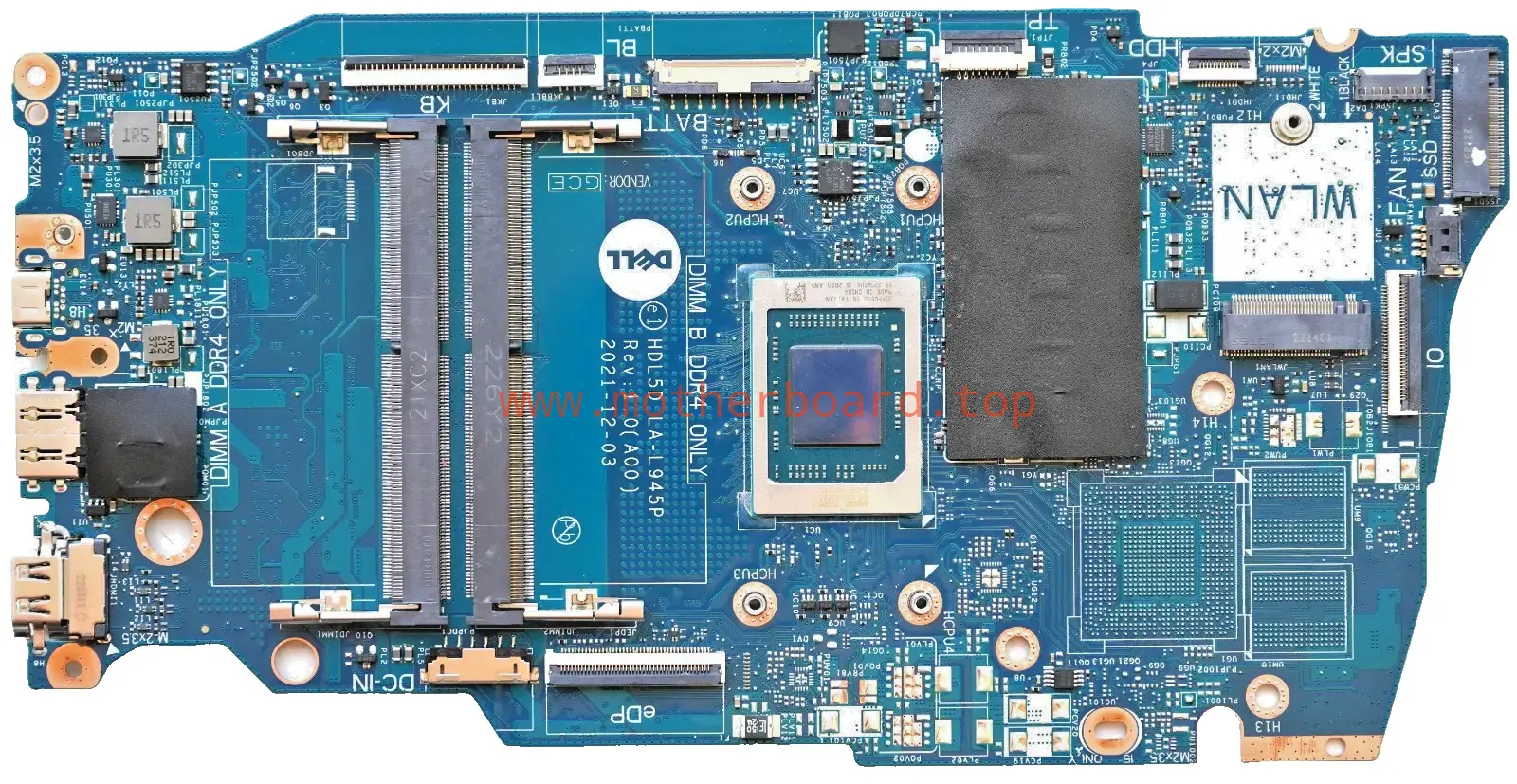 R9JV9 For Dell Inspiron 15 3525 Ryzen 7 5825U 2.0GHz LA-L945P Motherboard