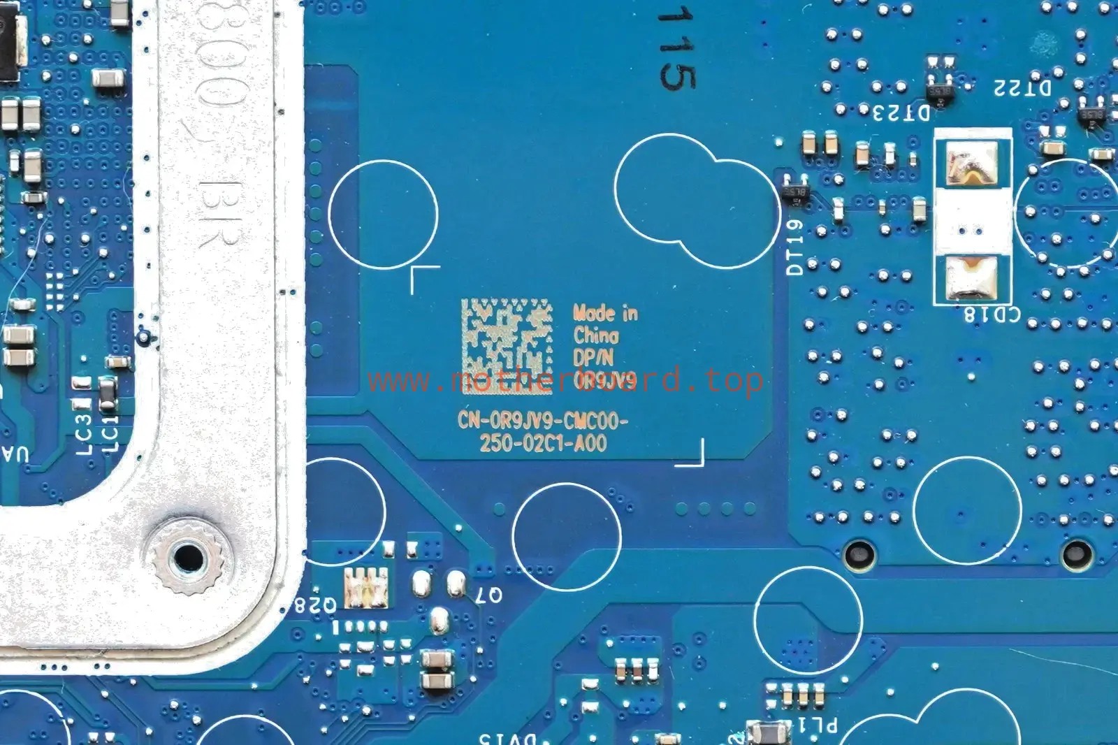 R9JV9 For Dell Inspiron 15 3525 Ryzen 7 5825U 2.0GHz LA-L945P Motherboard 2