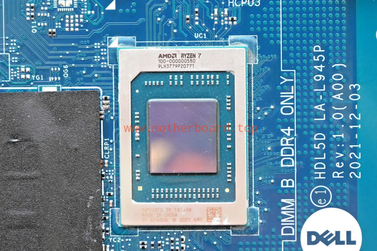 R9JV9 For Dell Inspiron 15 3525 Ryzen 7 5825U 2.0GHz LA-L945P Motherboard 4