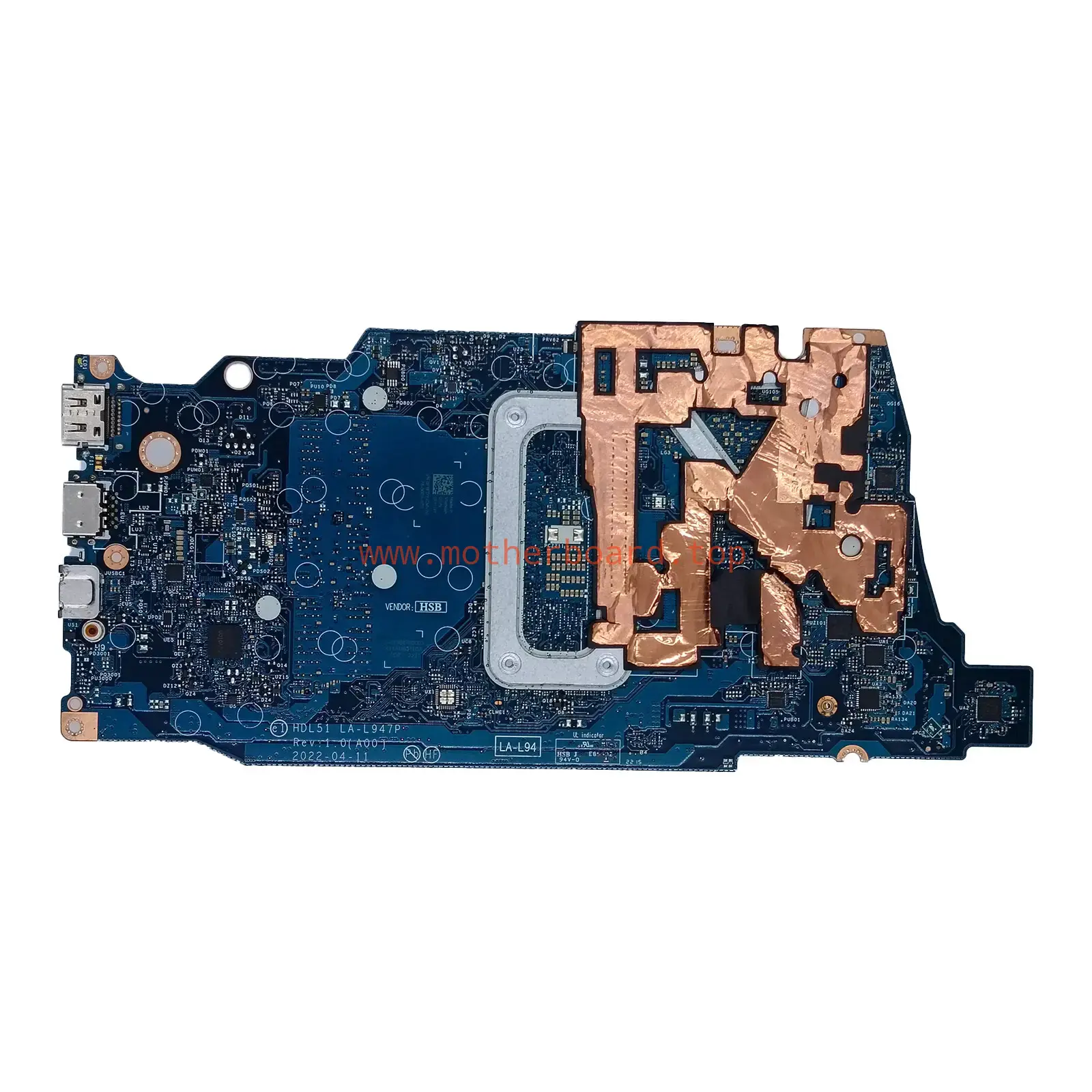 0F1FDY For Dell Inspiron 15 3520 Motherboard LA-L947P SRLFQ i5-1235U MX550 2GB