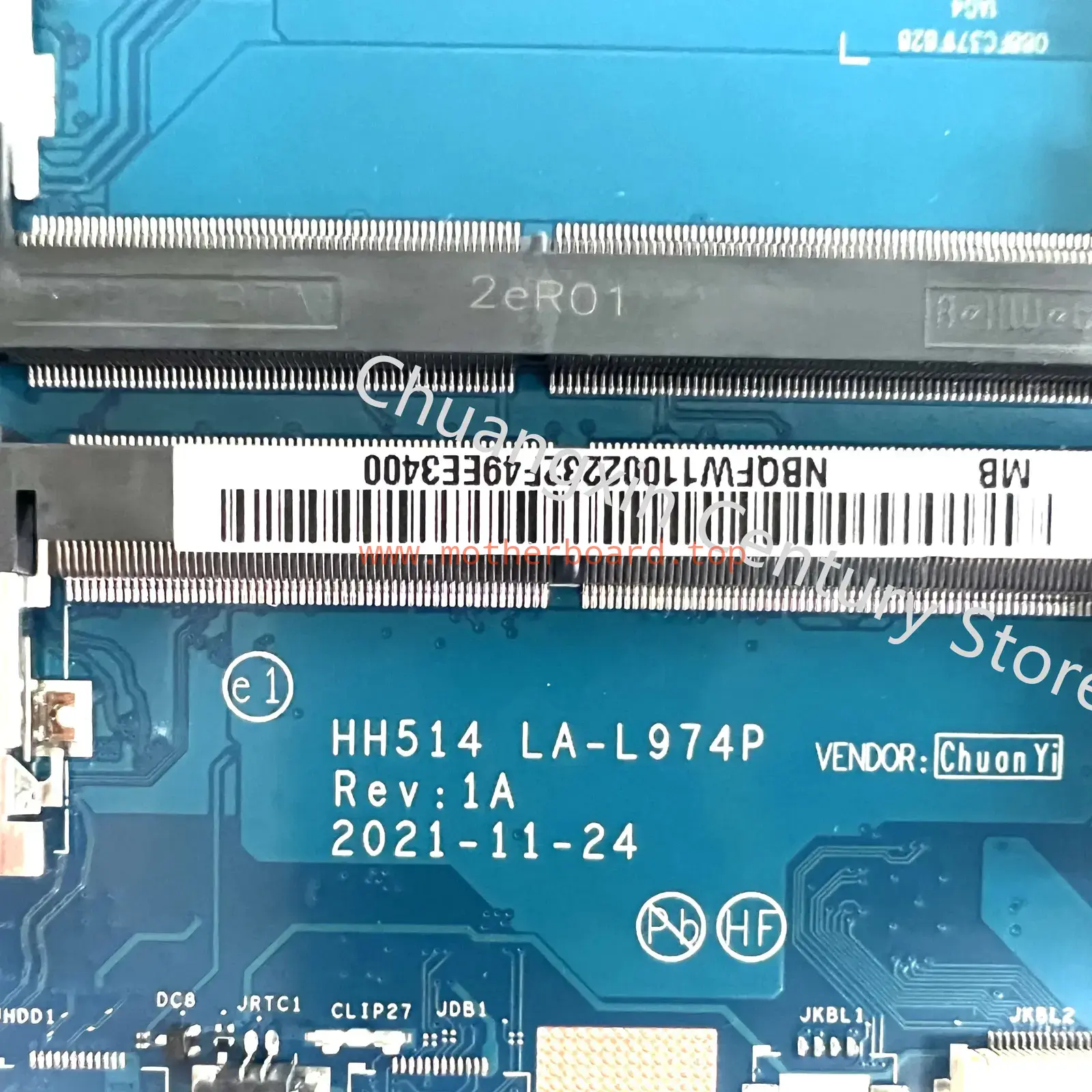 LA-L974P for Acer Nitro 5 AN515-58 motherboard CPU I7-12700H GPU RTX3060-6G 4