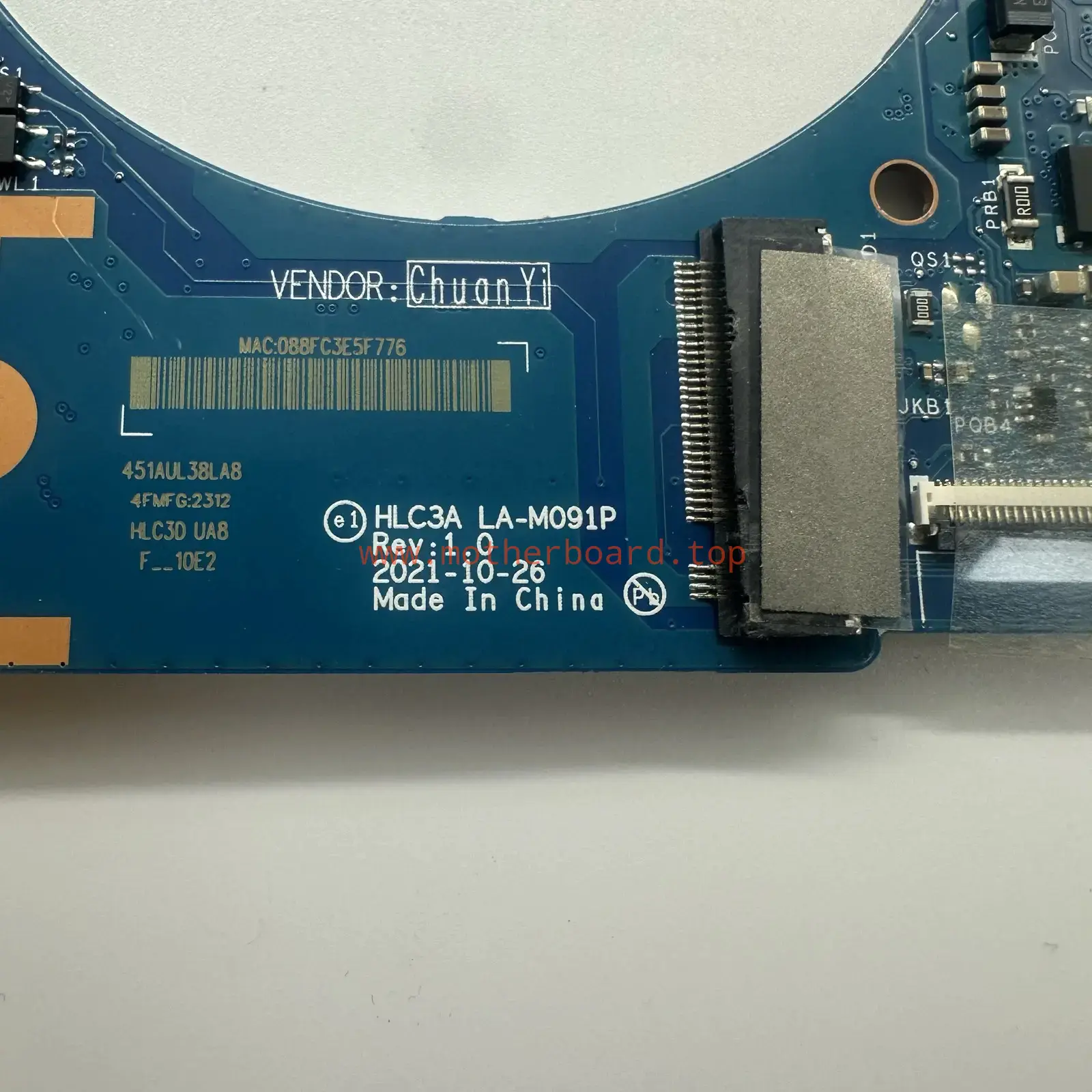 For Lenovo Yoga 6 13ALC7 R7-7730U 16G Laptop Motherboard LA-M091P 5B21J33799 3