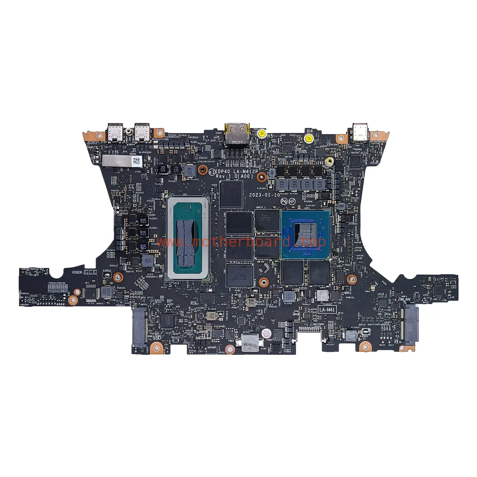 05DF8F For Dell Alienware X14 R2 Motherboard LA-M412P i7-13620H 32GB RTX4060 8GB 2
