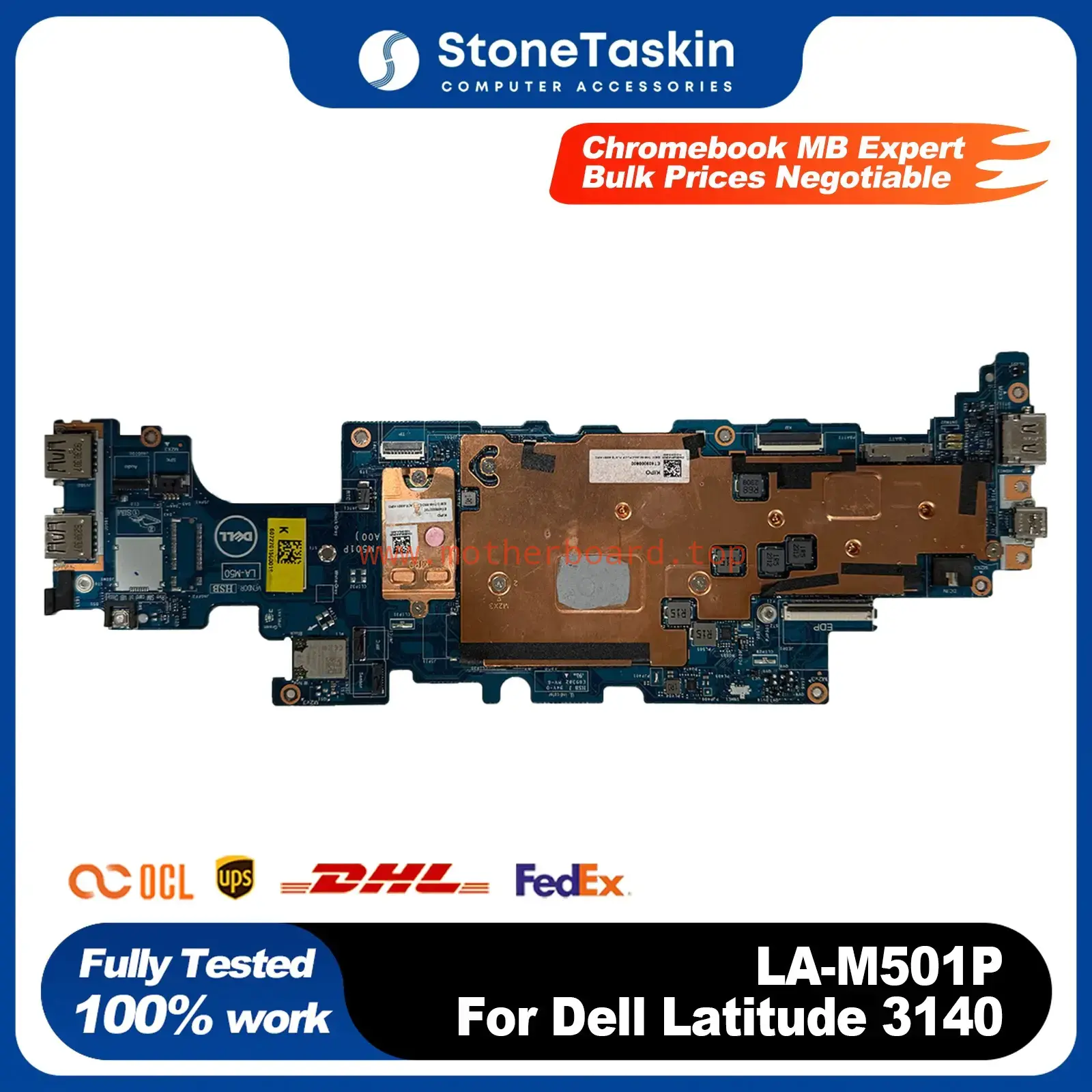 LA-M501P For Dell Latitude 3140 Motherboard N100 4/8GB Notebook 0KD66X 0P70C3