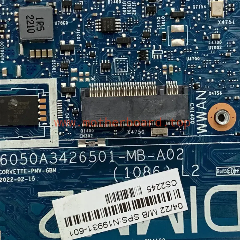 N19931-601 6050A3426501 For HP EliteBook 830 840 G8 Motherboard UMA i7-1165G7 6