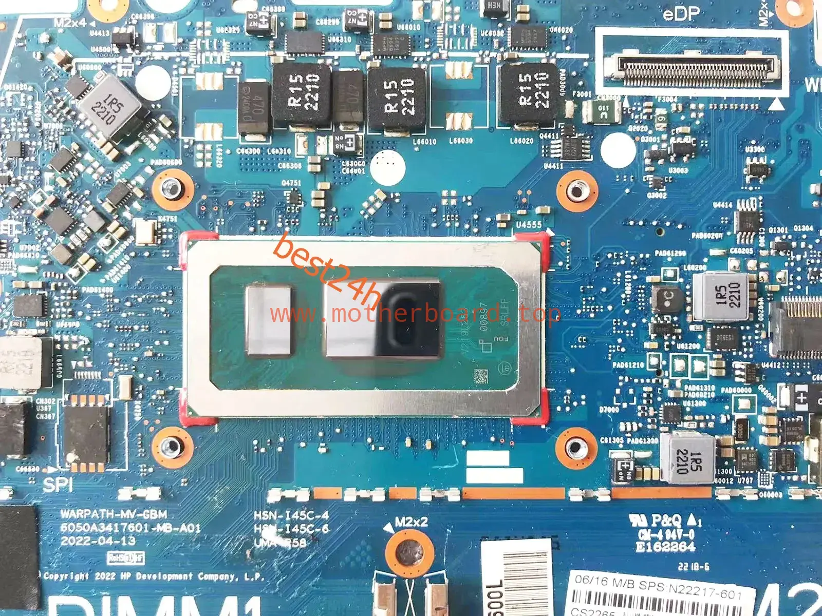 6050A3417601-MB-A01 N22217-601 N22217-001 For HP 840 G9 Motherboard I7-1255U CPU 2