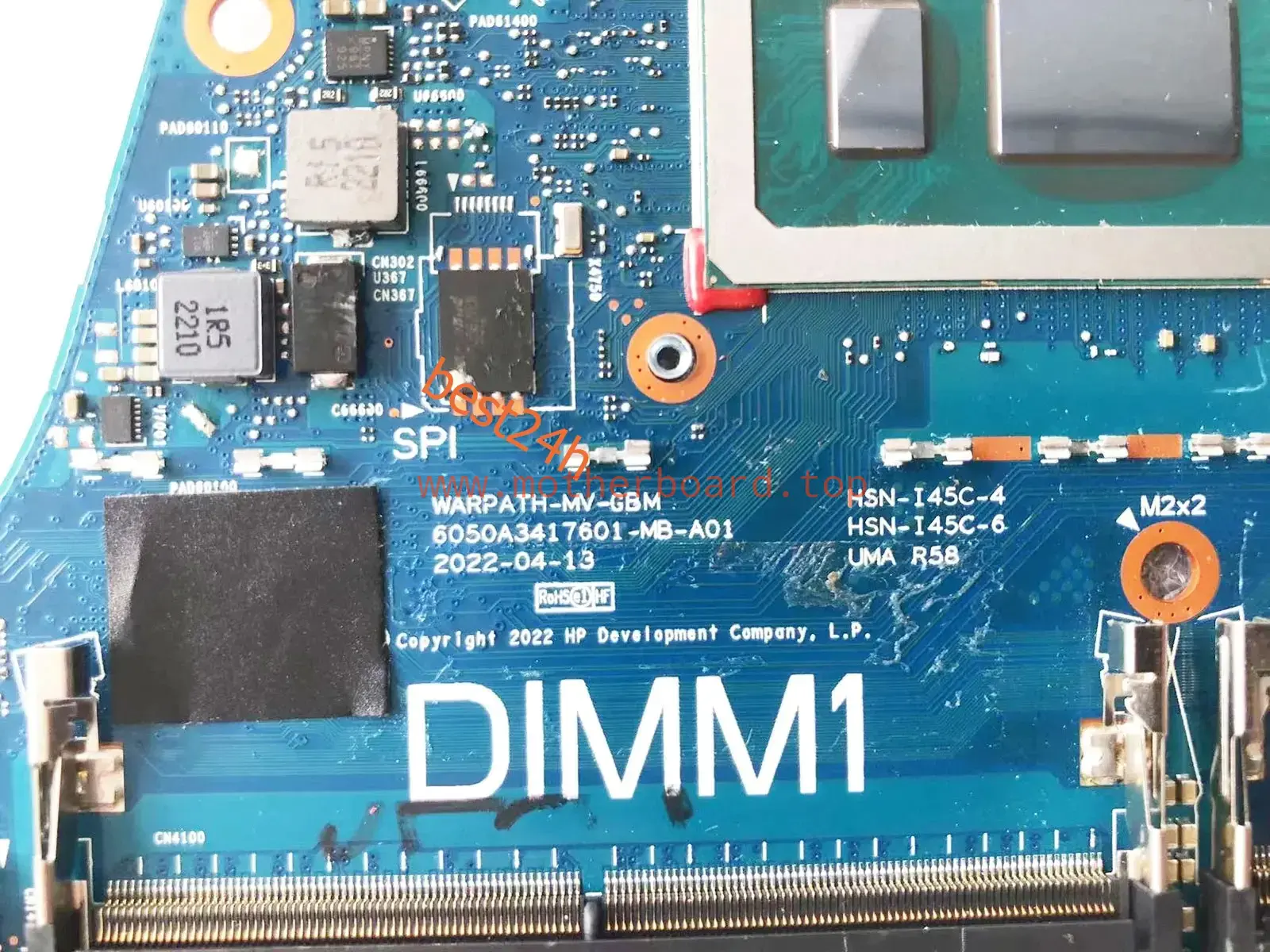 6050A3417601-MB-A01 N22217-601 N22217-001 For HP 840 G9 Motherboard I7-1255U CPU 4