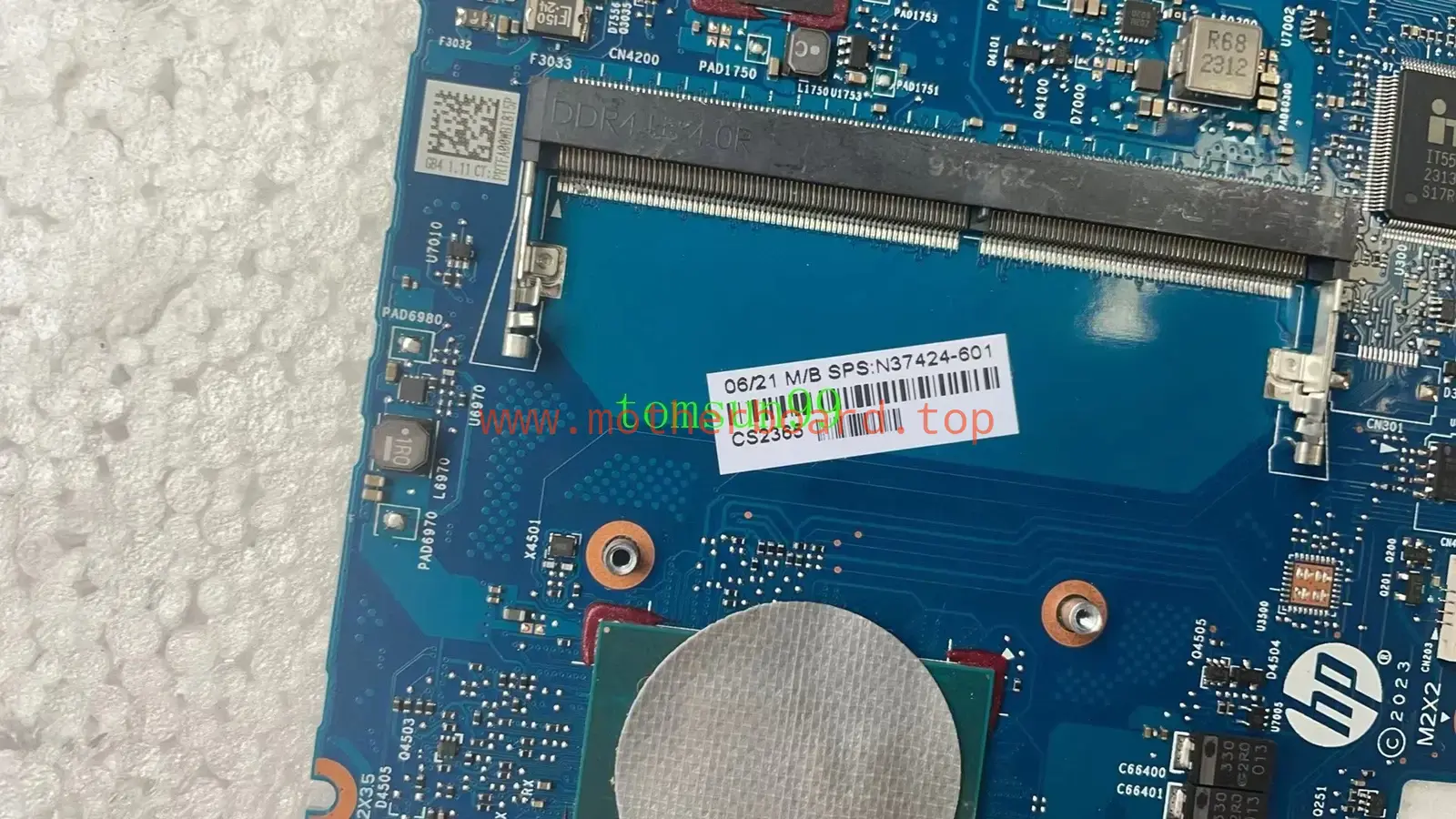 For HP 14-EP 14-EP0010NR (AE54) Windows Motherboard N37424-601 N200 128GUFS 3