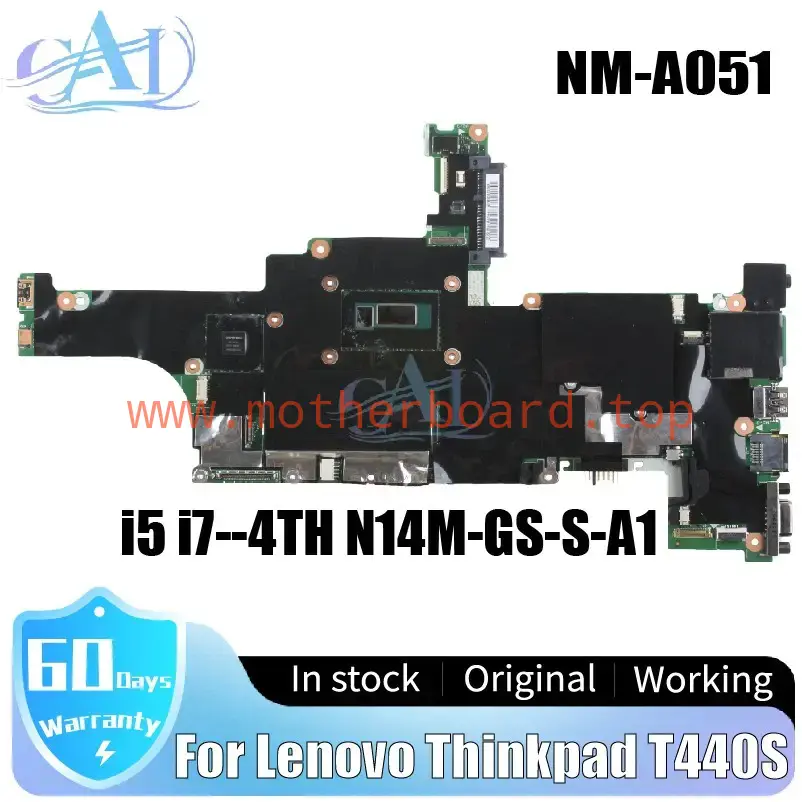 NM-A051 For LENOVO Thinkpad T440S Laptop Motherboard 04X3976 00HW092 i5 i7 N14M