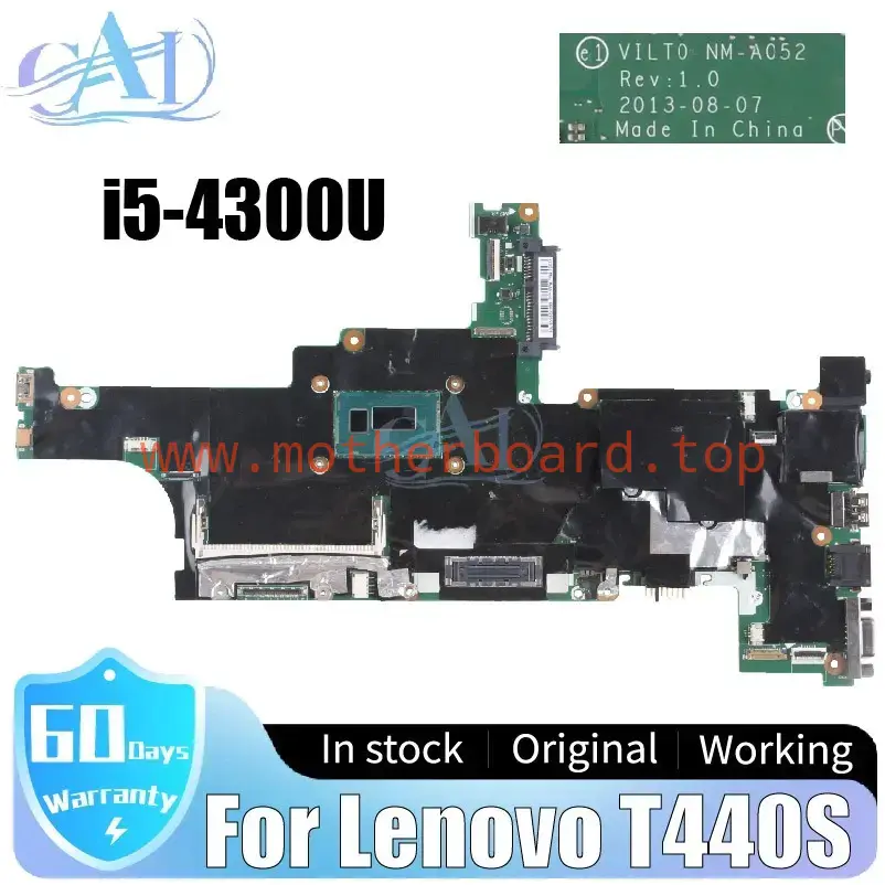 NM-A052 For Lenovo Thinkpad t440s Laptop Motherboard 04X3901 SR1ED I5-4300U