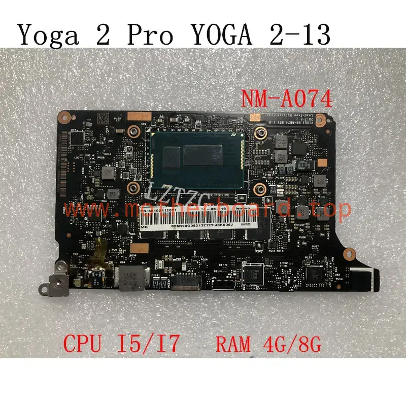 NM-A074 For Lenovo Yoga 2 Pro Motherboard With CPU I5/I7 RAM 4G/8G 100%Test Work