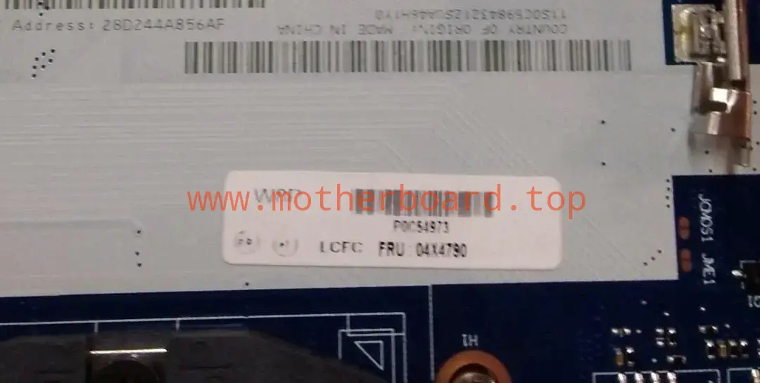 Lenovo ThinkPad Edge NM-A151 REV 1.0 Intel Motherboard 04X4790 4