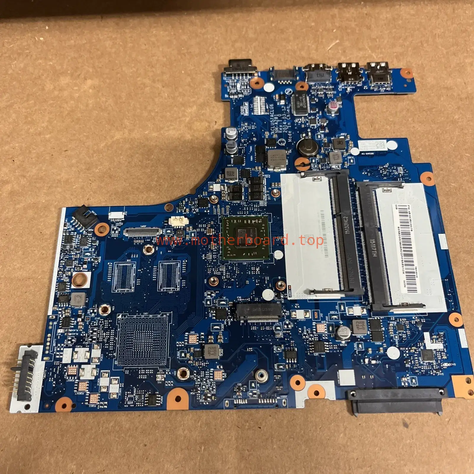 For Lenovo Ideapad G50-45 Laptop Motherboard NM-A281 A8-6410 CPU DDR3