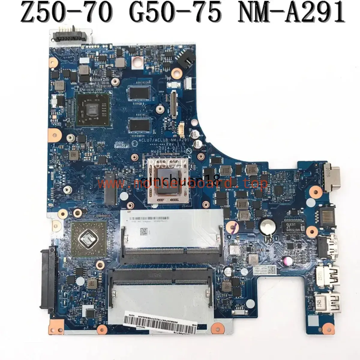 NM-A291 For Lenovo Ideapad Z50-70 G50-75 Motherboard A10-7300 CPU Tested 100%
